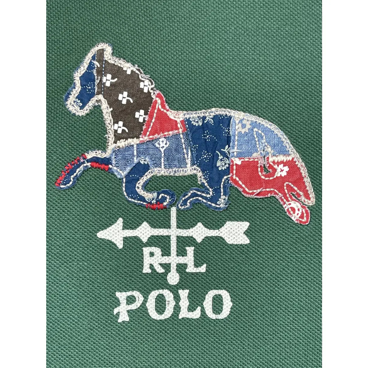 Polo Ralph Lauren Big Pony Patchwork Polo Shirt