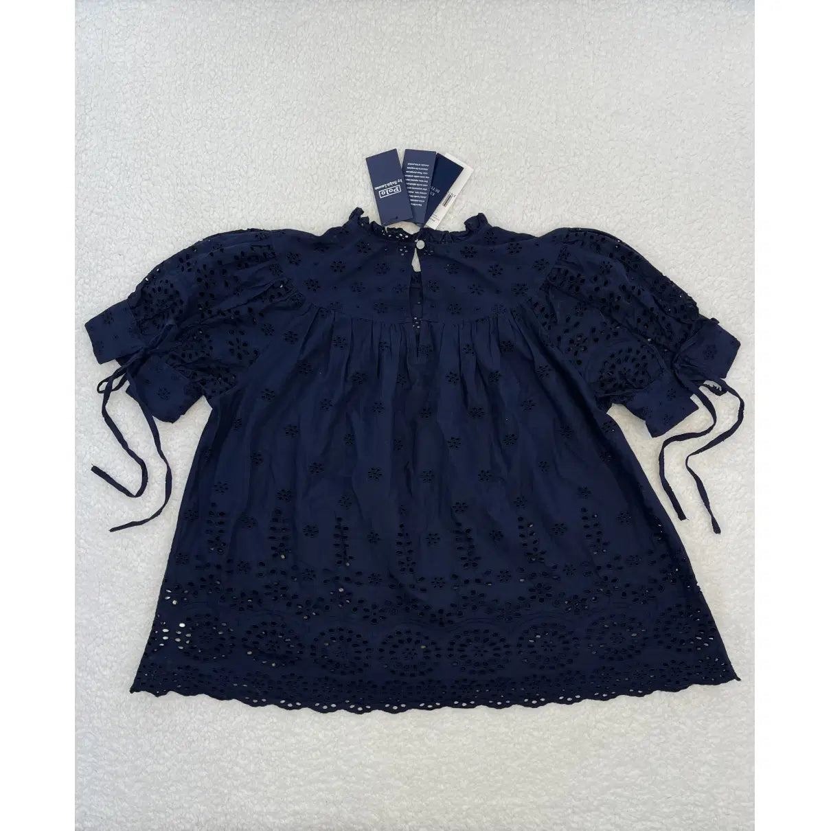 Ralph Lauren Blue Label Embroidered Cotton Top