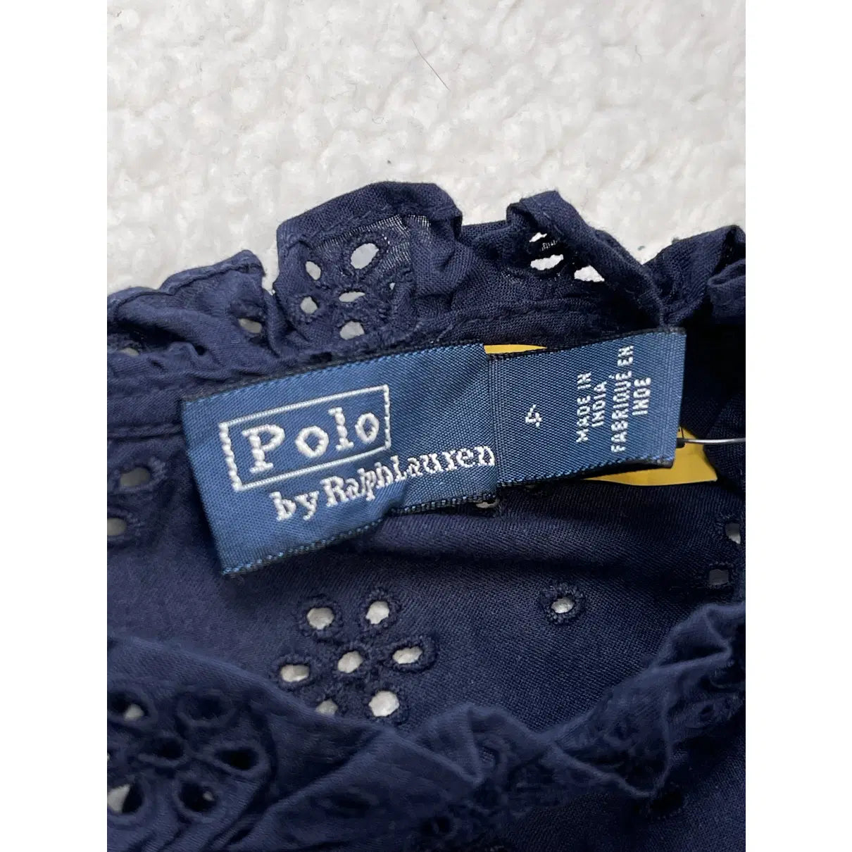 Ralph Lauren Blue Label Embroidered Cotton Top
