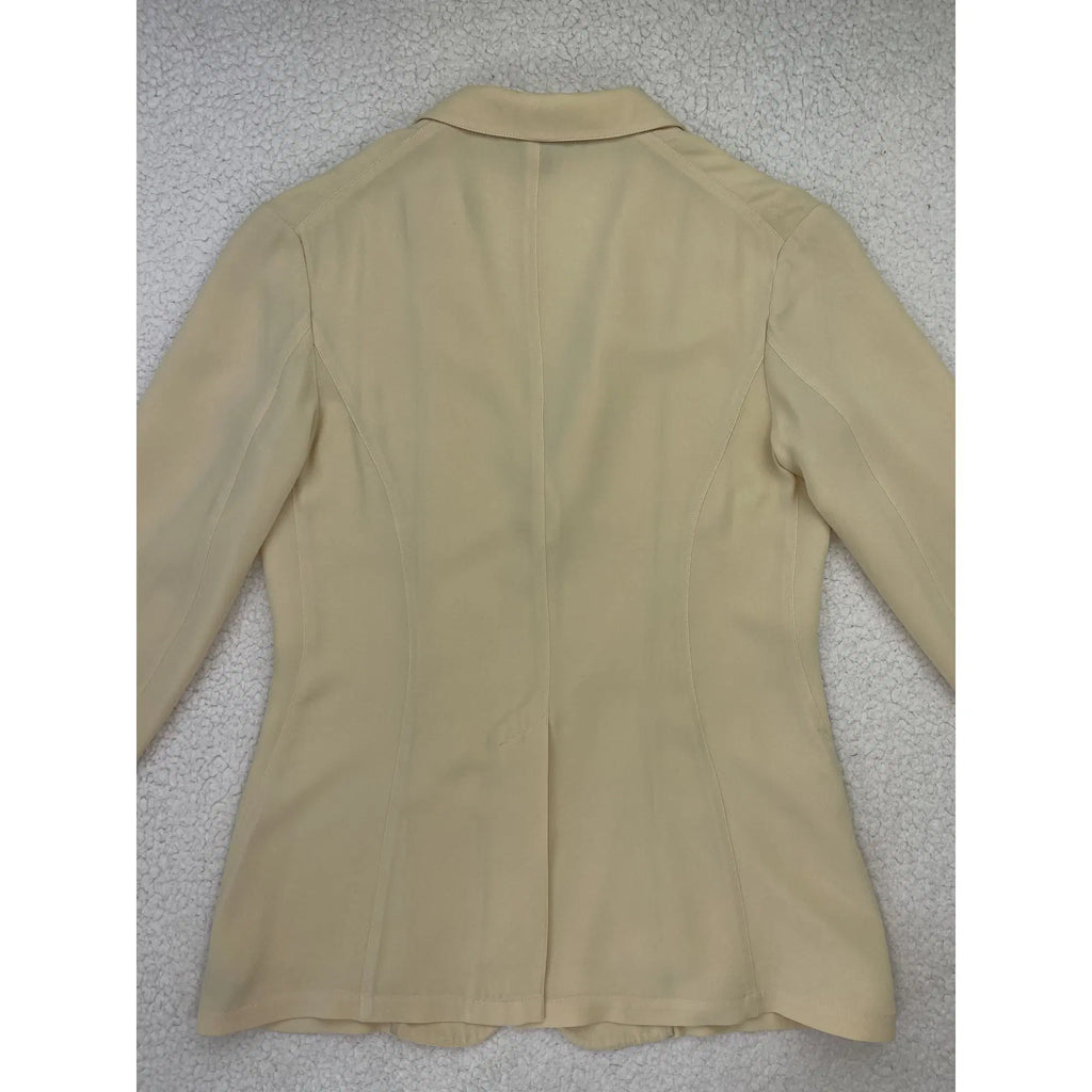 Ralph Lauren Collection Seiden-Shantung-Jacken- und -Hosen-Set (Vintage)