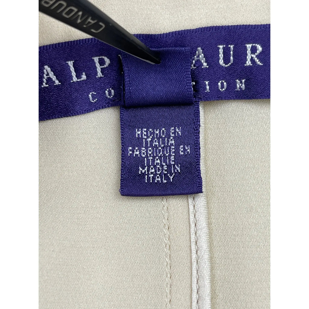 Ralph Lauren Collection Seiden-Shantung-Jacken- und -Hosen-Set (Vintage)