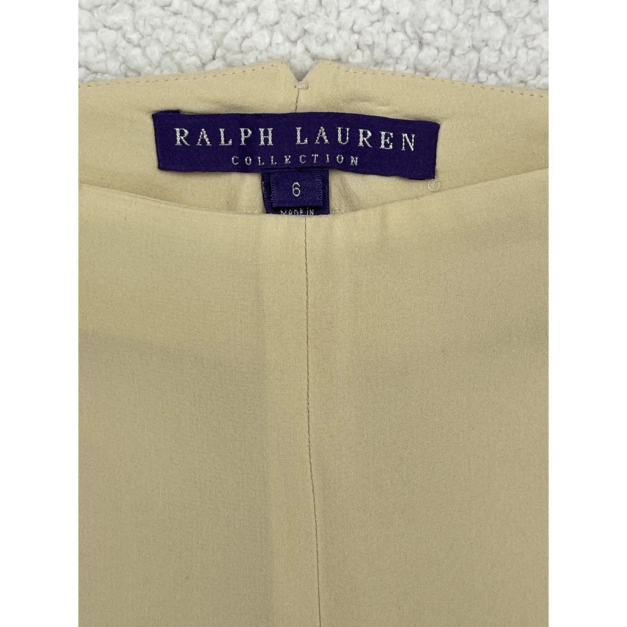 Ralph Lauren Collection Seiden-Shantung-Jacken- und -Hosen-Set (Vintage)