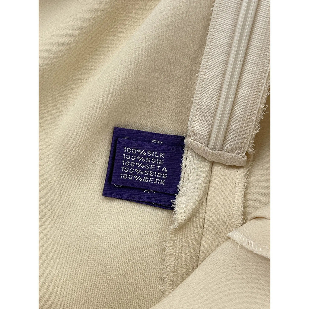 Ralph Lauren Collection Seiden-Shantung-Jacken- und -Hosen-Set (Vintage)