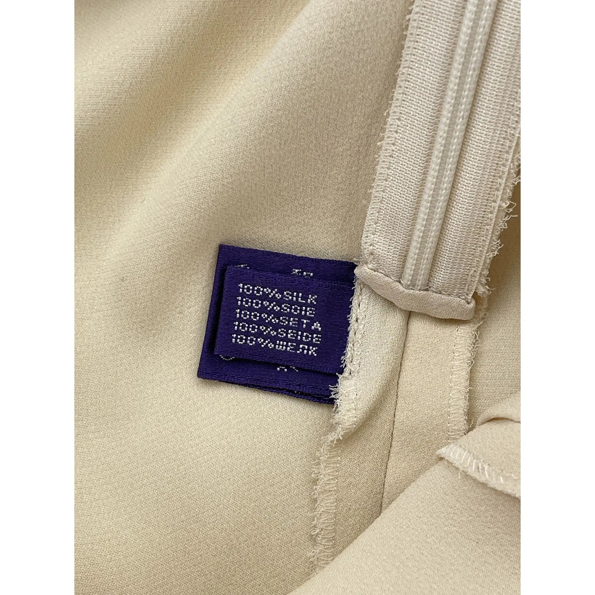 Ralph Lauren Collection Seiden-Shantung-Jacken- und -Hosen-Set (Vintage)