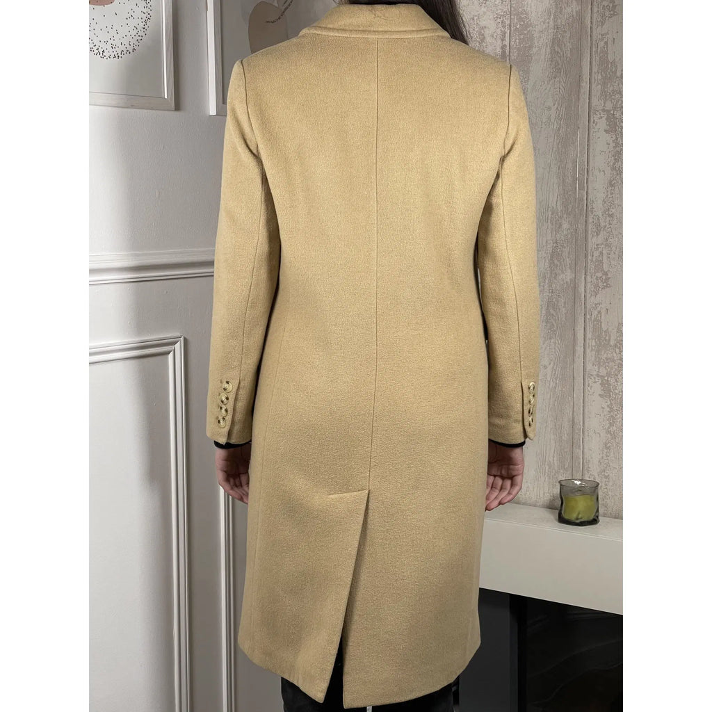 Lauren Ralph Lauren Double-Breasted Wool Blend Coat