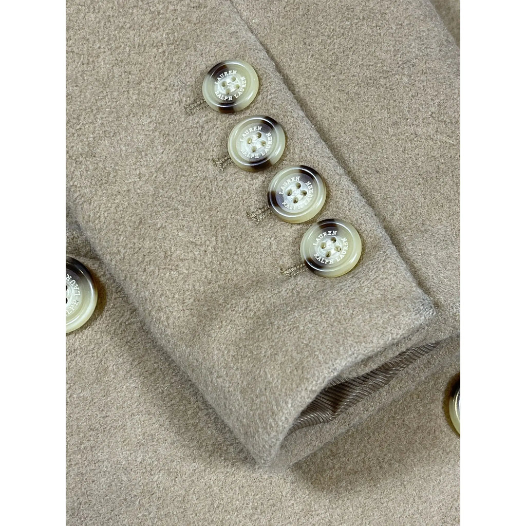 Lauren Ralph Lauren Double-Breasted Wool Blend Coat