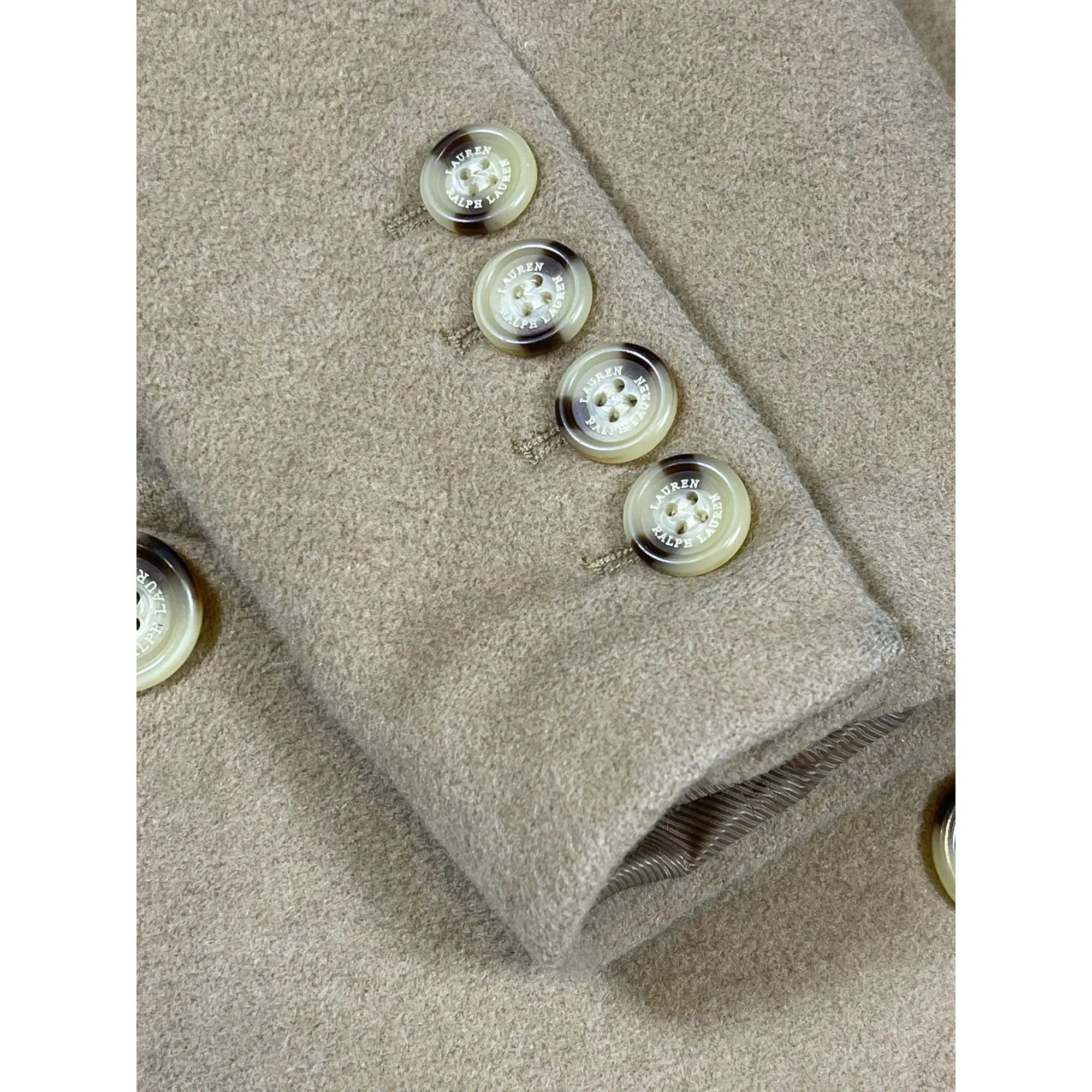 Lauren Ralph Lauren Double-Breasted Wool Blend Coat