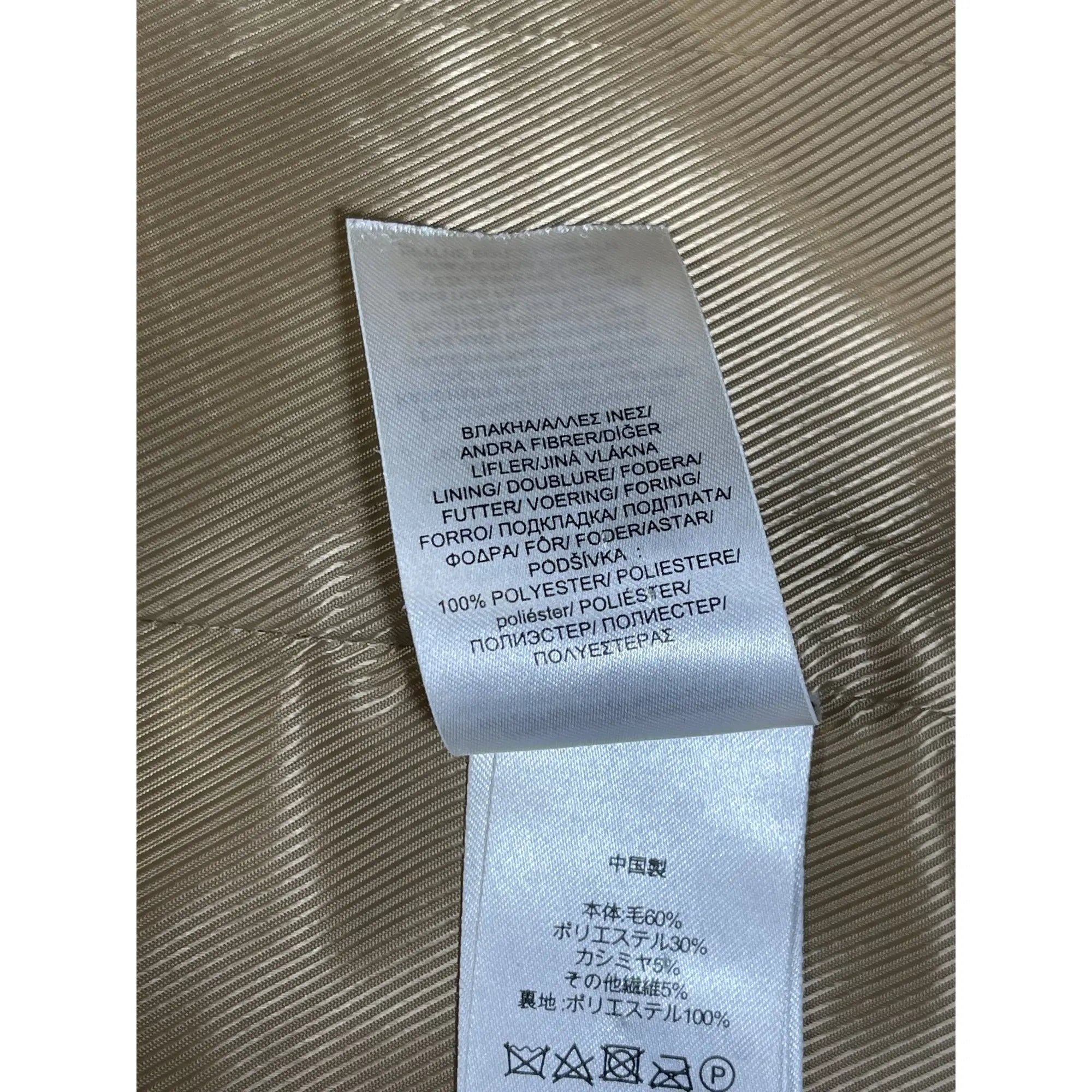 Lauren Ralph Lauren Double-Breasted Wool Blend Coat