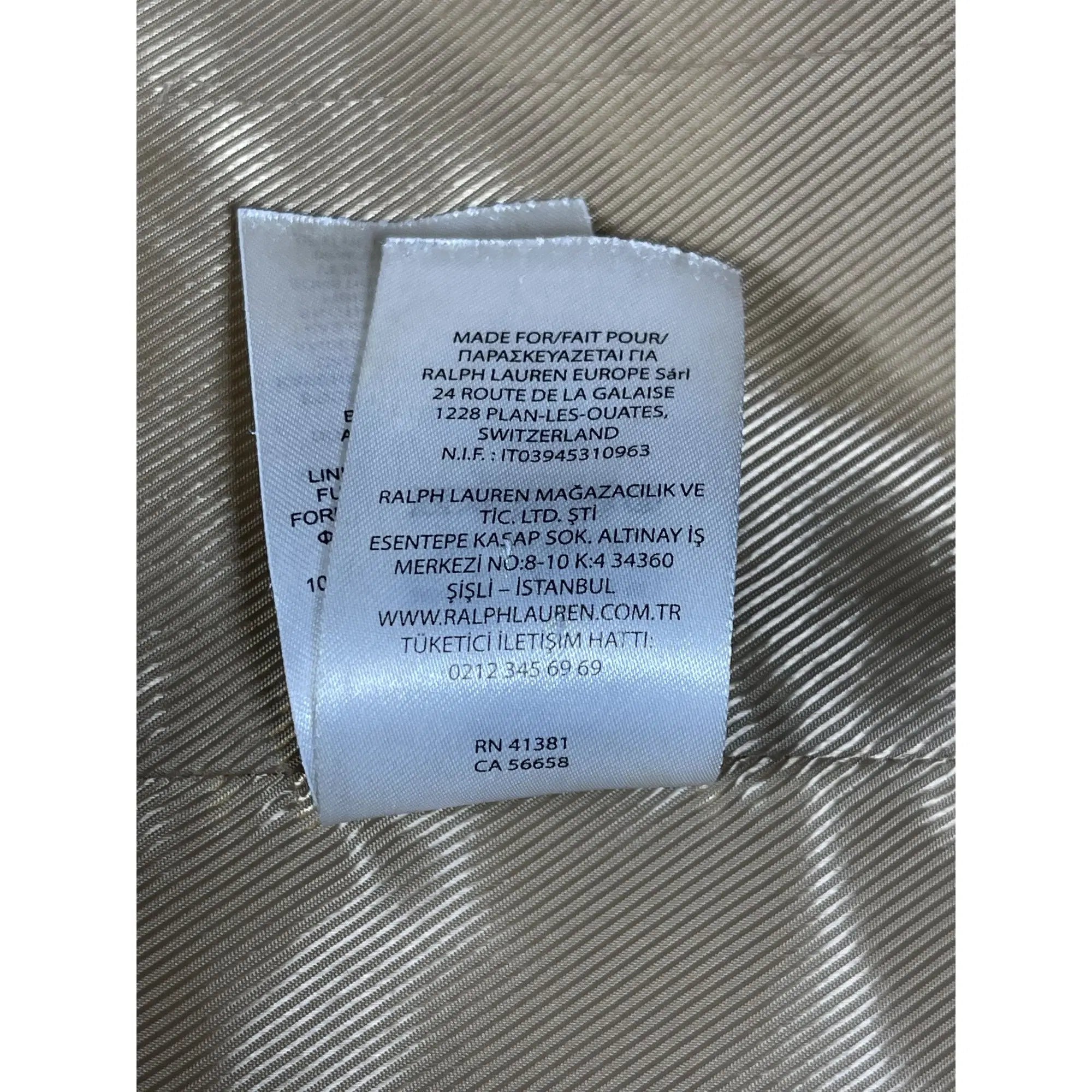 Lauren Ralph Lauren Double-Breasted Wool Blend Coat