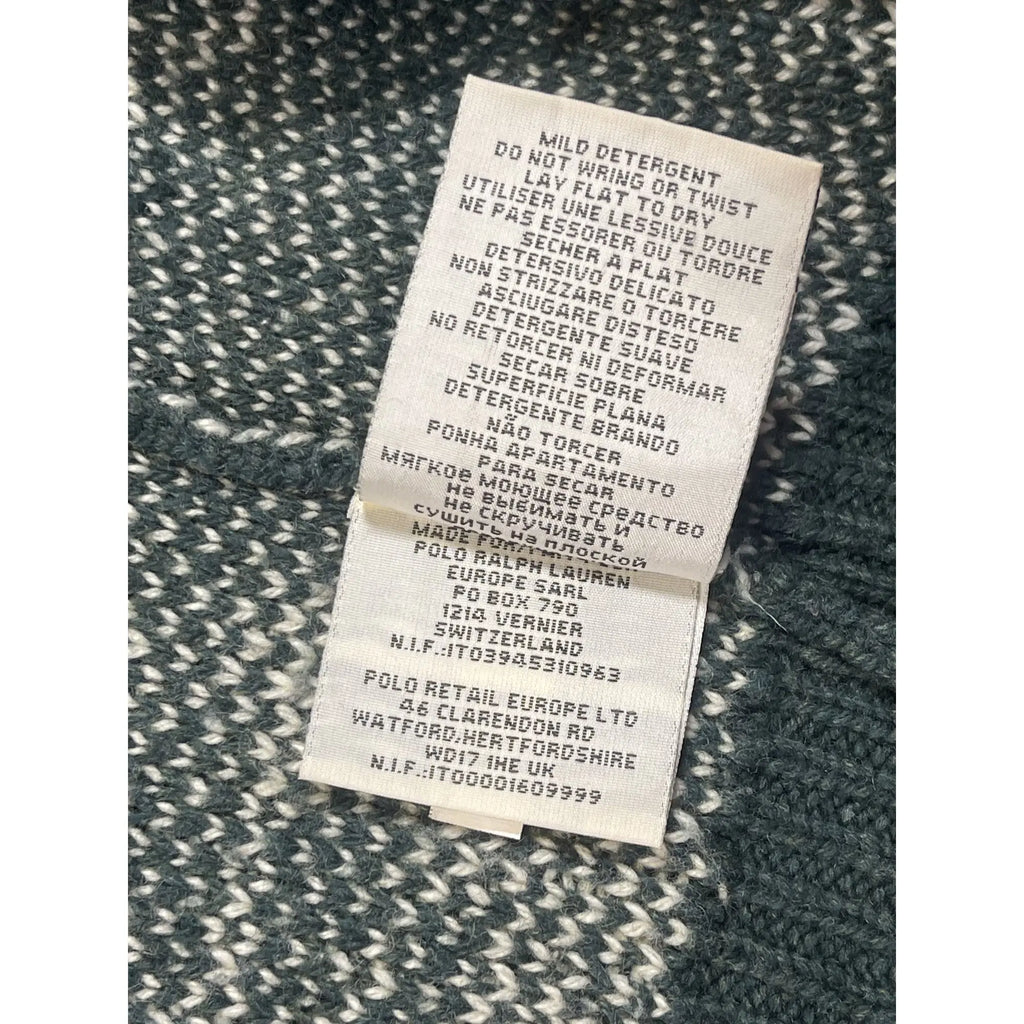Denim & Supply Ralph Lauren Patterned Shawl Collar Wool Blend Cardigan (Vintage)