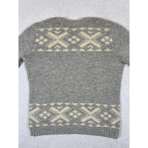 Lauren Ralph Lauren Husky Pattern Lambswool Sweater (Vintage)