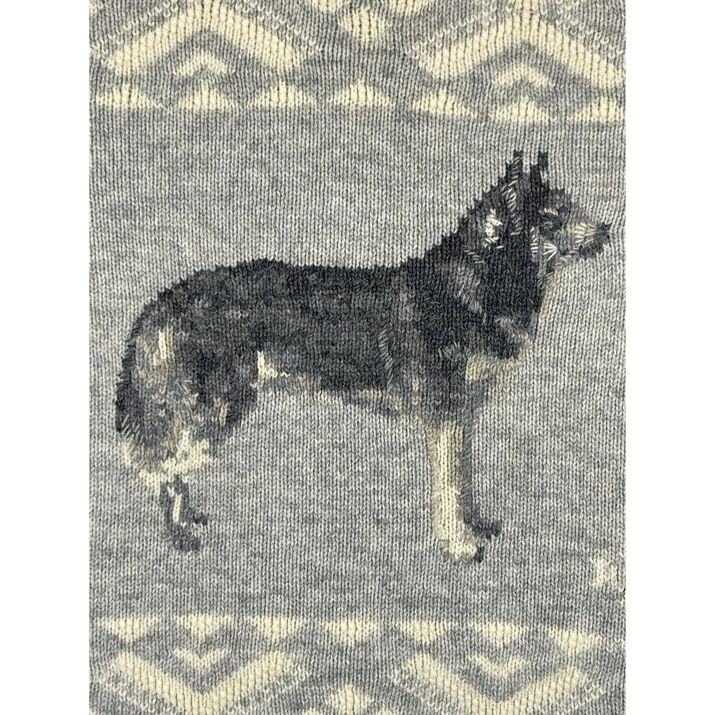 Lauren Ralph Lauren Pullover aus Lammwolle mit Husky-Muster (Vintage)