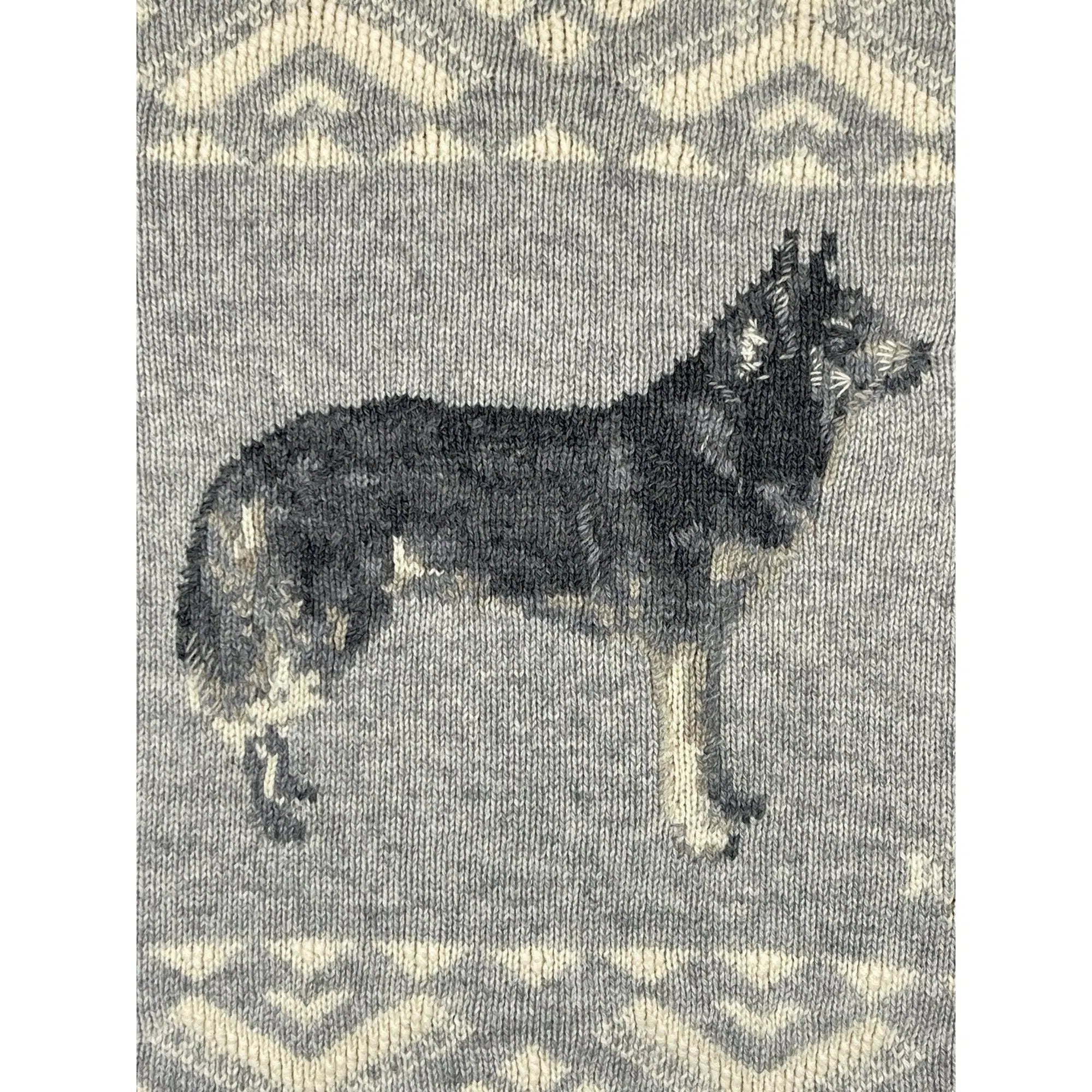 Lauren Ralph Lauren Pullover aus Lammwolle mit Husky-Muster (Vintage)