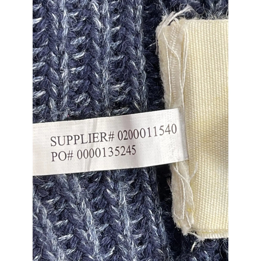 Denim & Supply Ralph Lauren Full-Zip Indigo Knit Sweater (Vintage)
