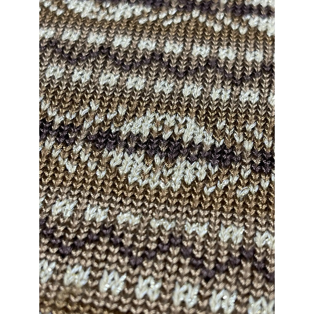 Lauren Ralph Lauren Fair Isle Metallized Cotton Blend Pullover (2023)