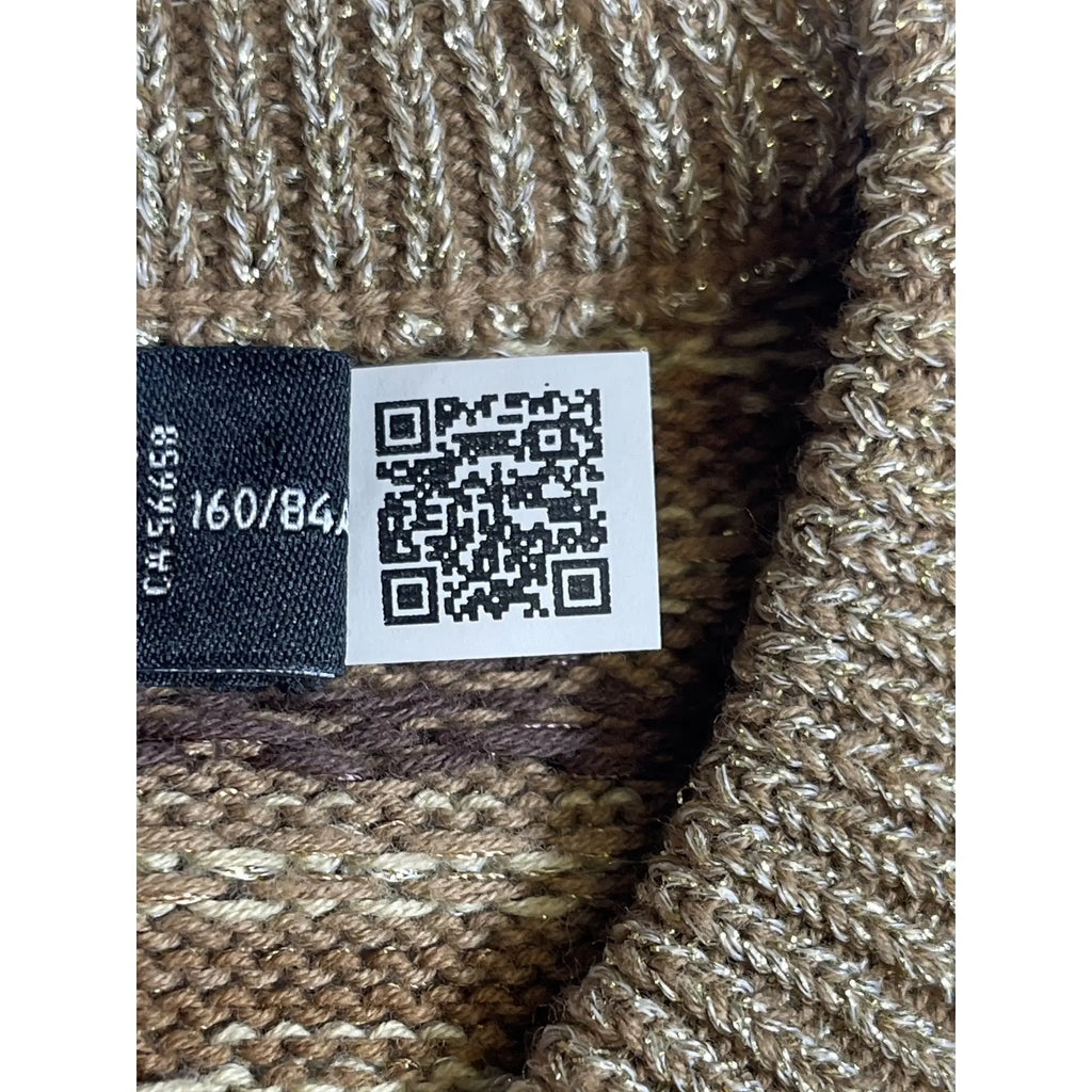 Lauren Ralph Lauren Fair Isle Metallized Cotton Blend Pullover (2023)