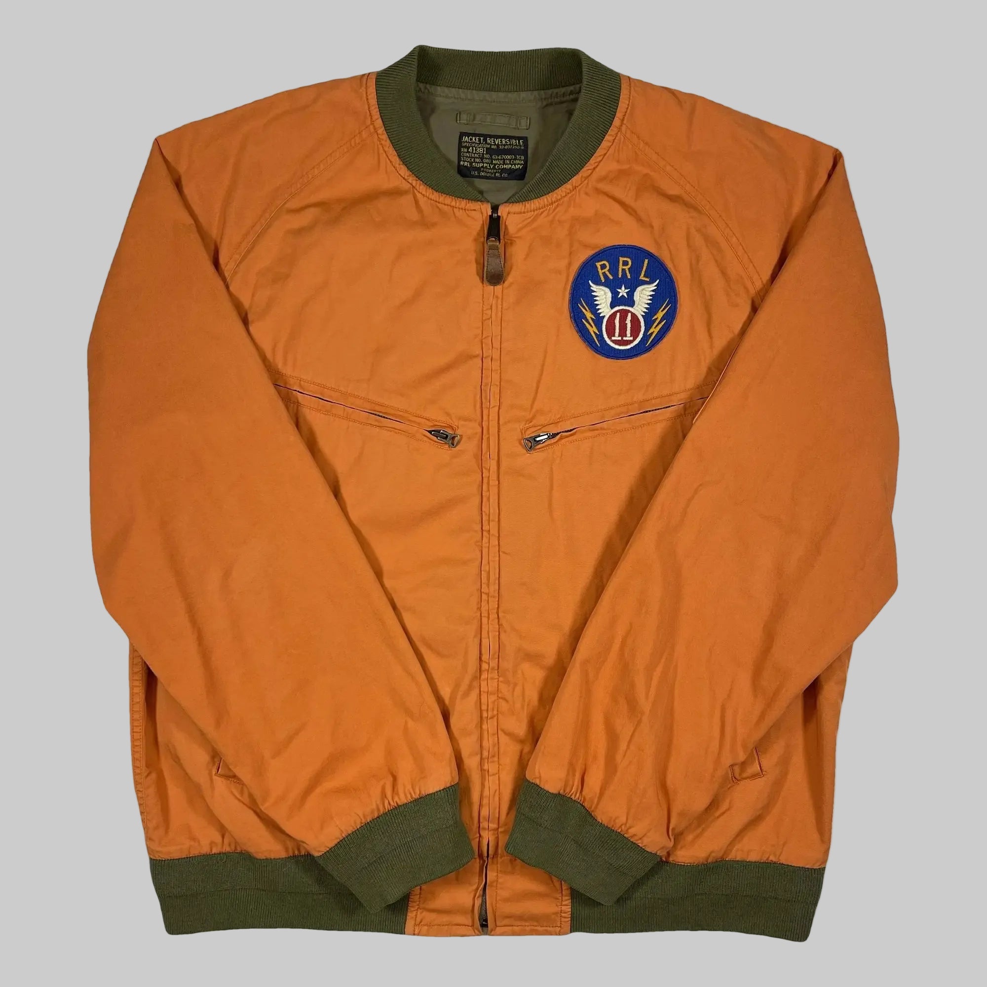 Ralph Lauren RRL Double RL Veste réversible en sergé