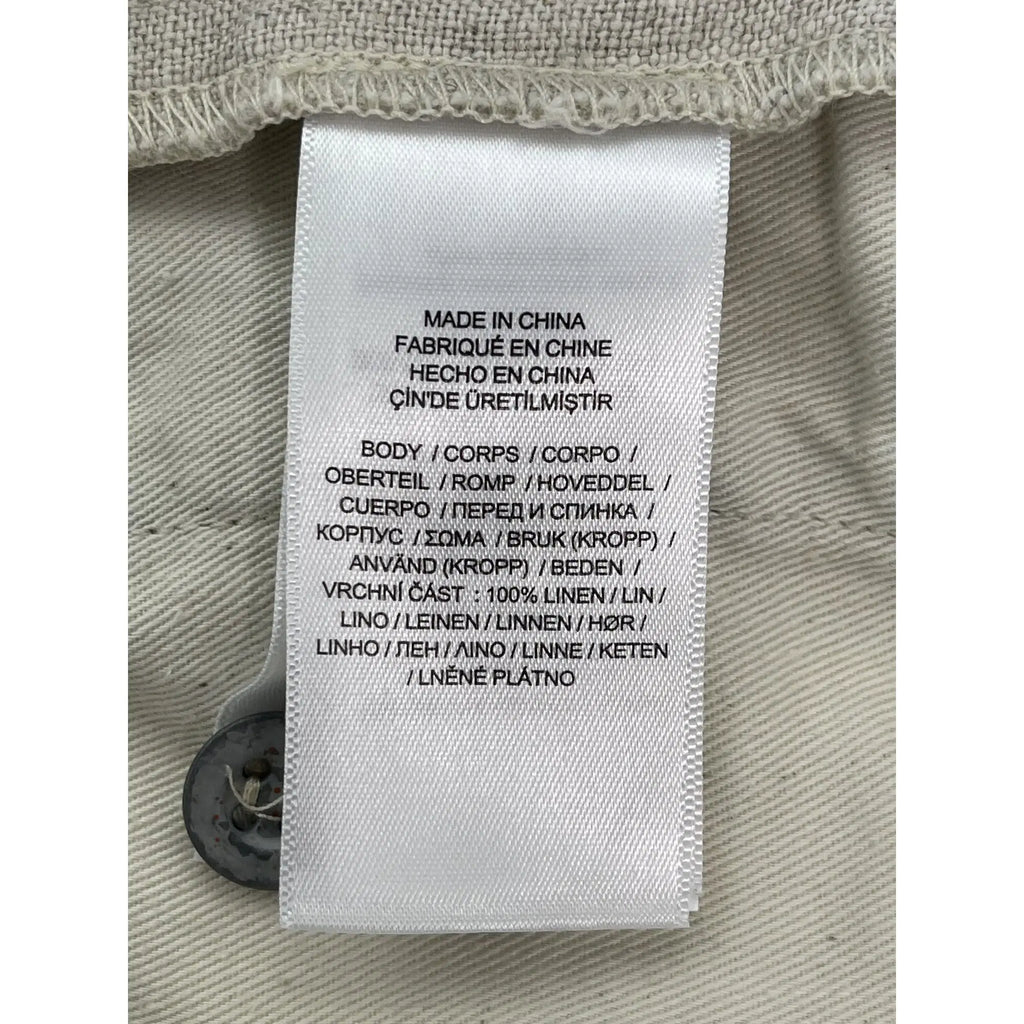 Shorts en lin à motifs Indigo Ralph Lauren RRL Double RL