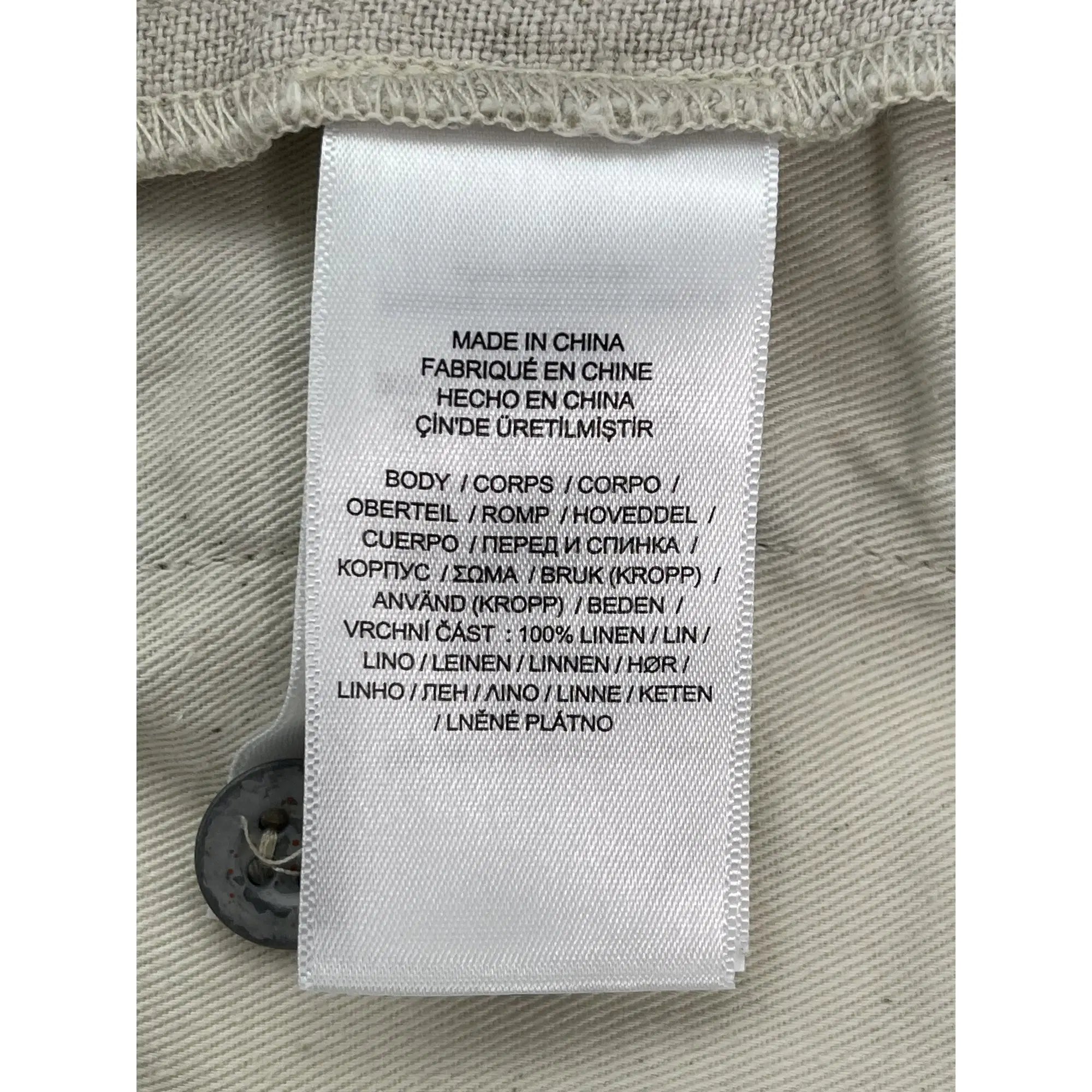 Shorts en lin à motifs Indigo Ralph Lauren RRL Double RL
