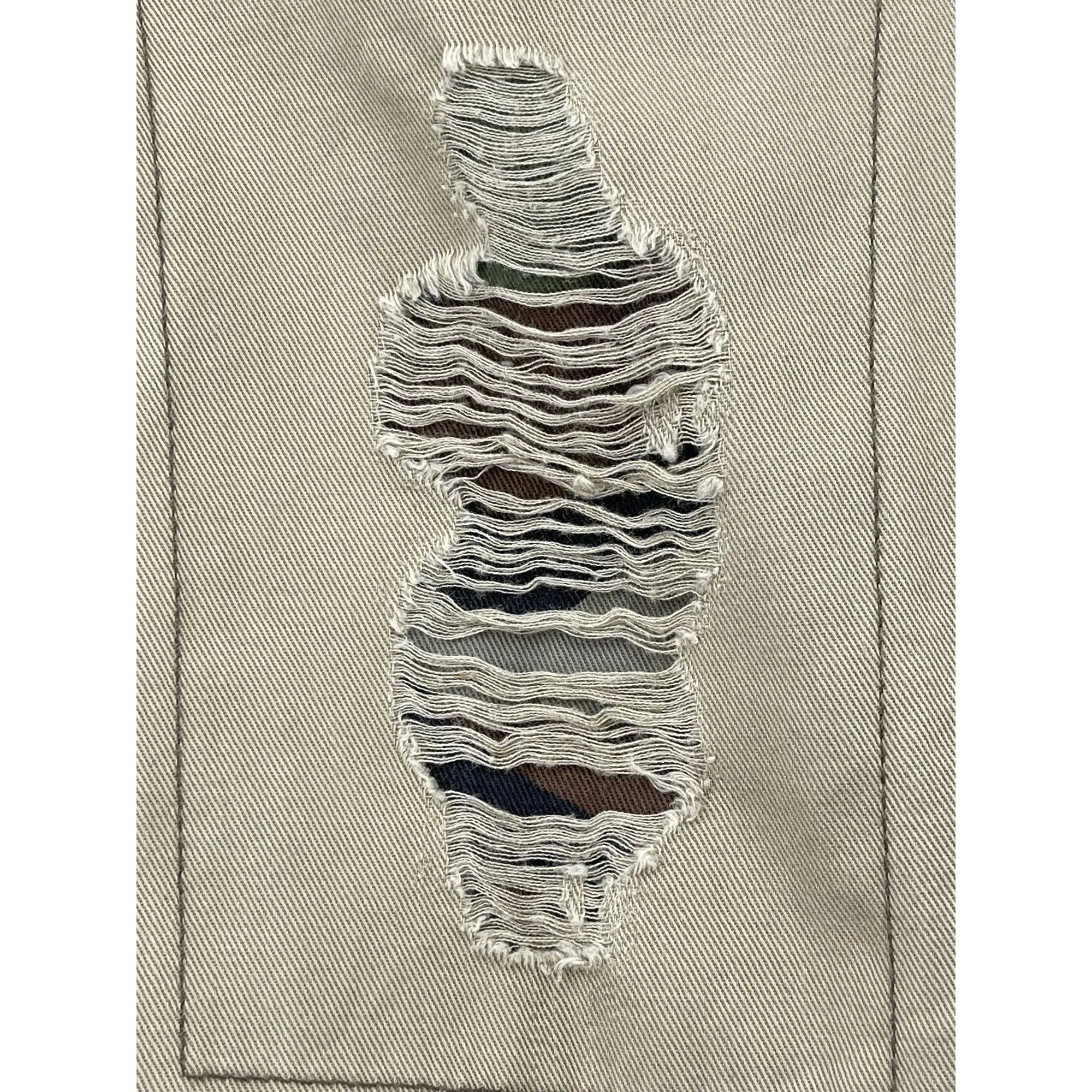 Denim & Supply Ralph Lauren Patched Military Shirt with Iconic Flag (Vintage)
