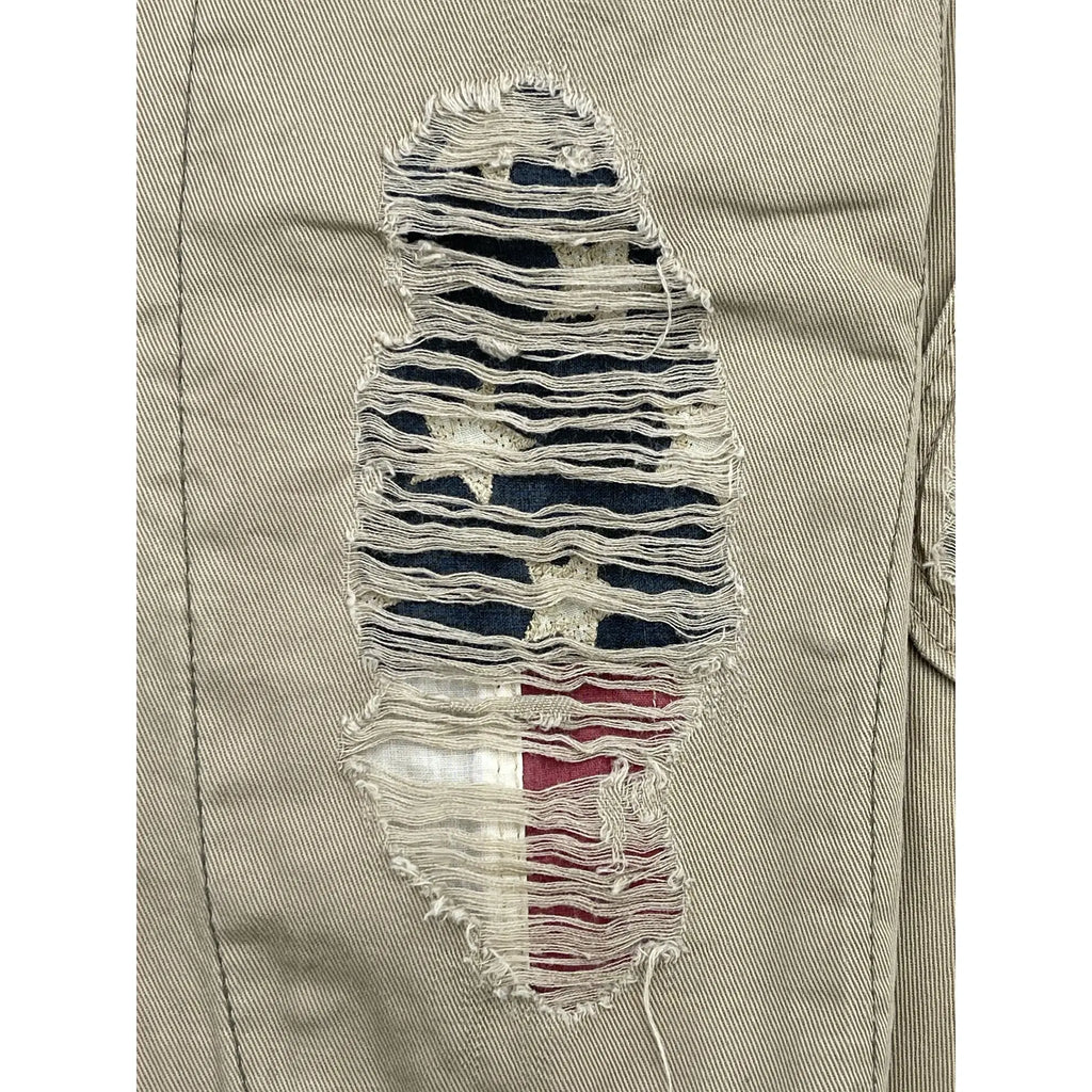 Denim & Supply Ralph Lauren Patched Military Shirt with Iconic Flag (Vintage)