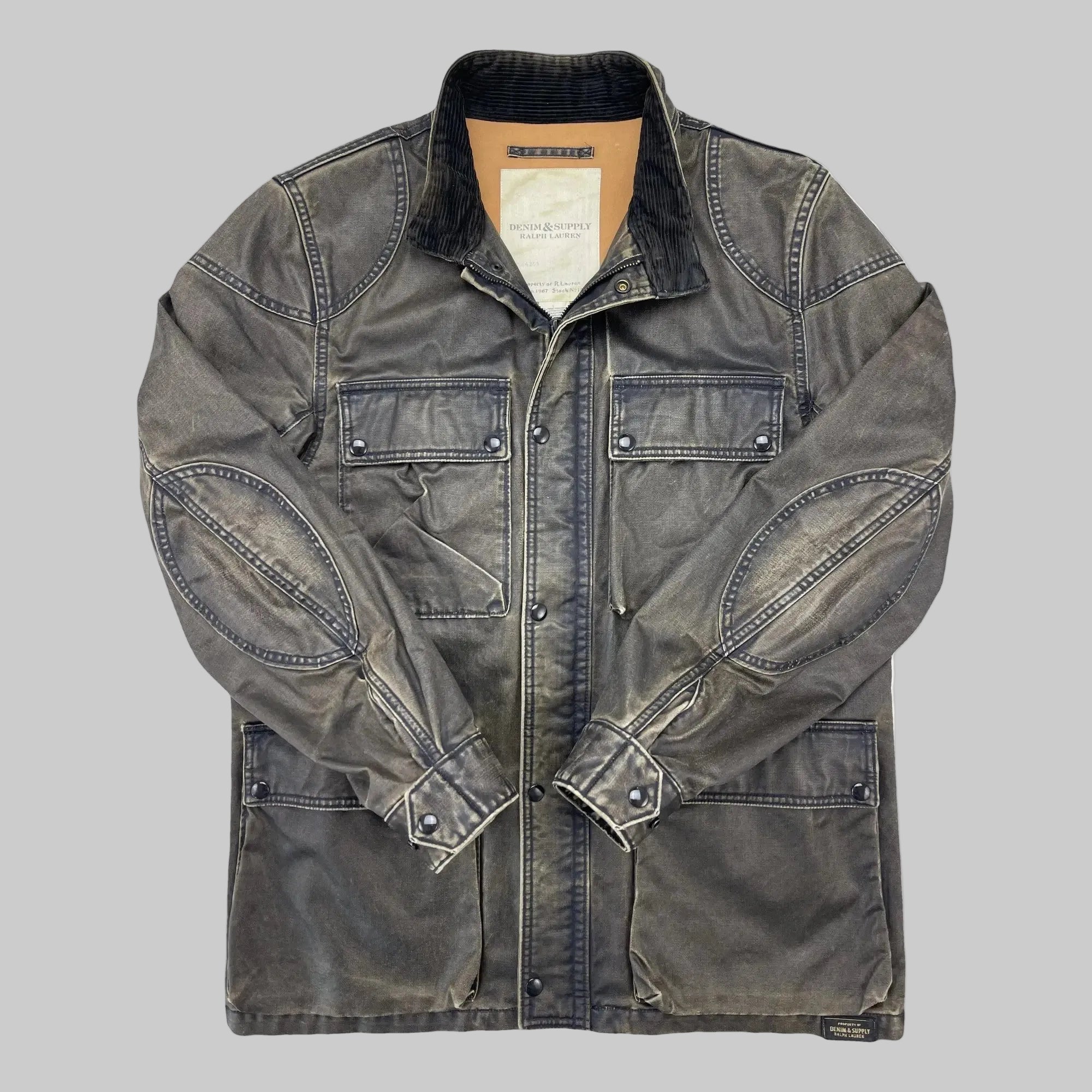 Denim & Supply Ralph Lauren Oilcloth Utility Jacket (Vintage)