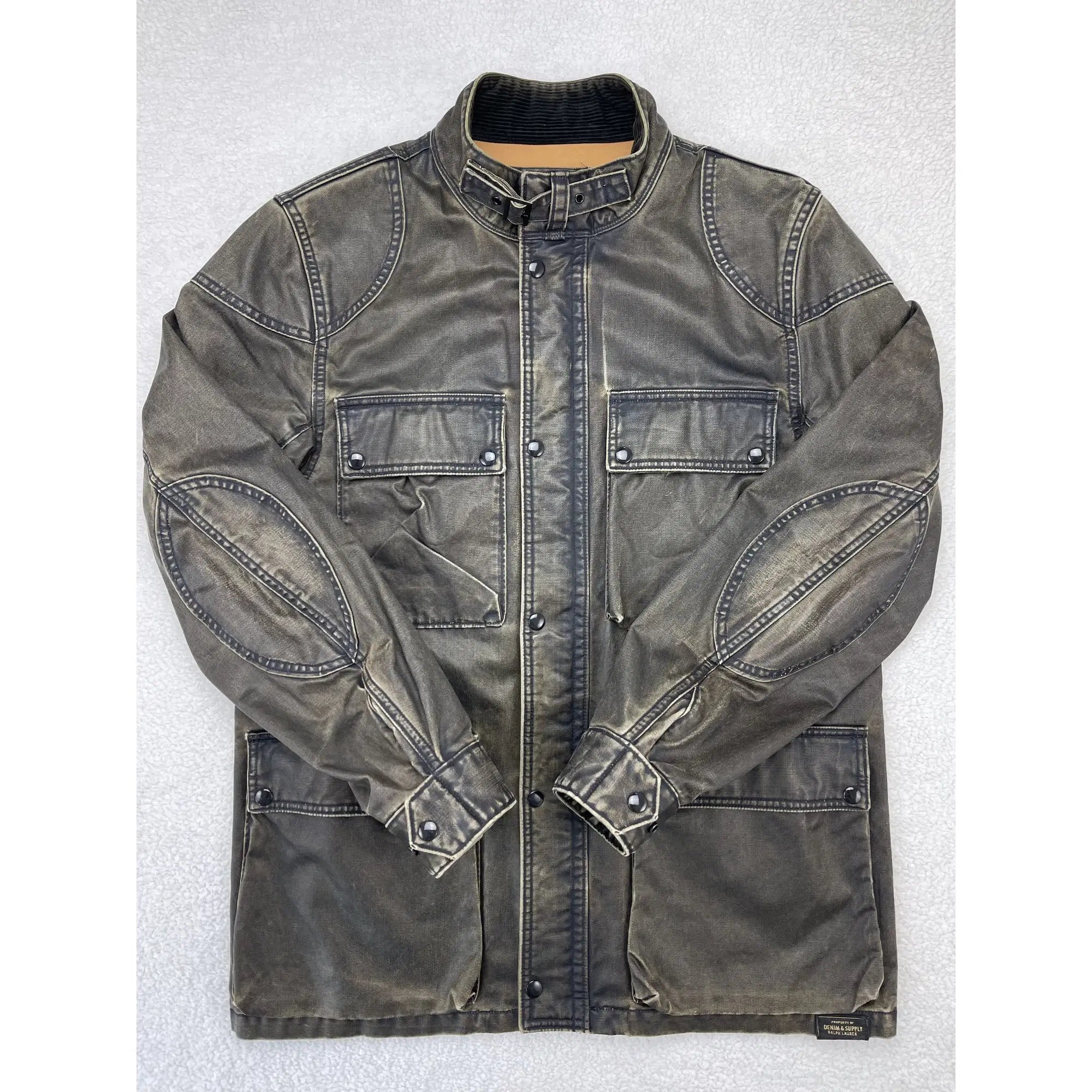 Denim & Supply Ralph Lauren Oilcloth Utility Jacket (Vintage)
