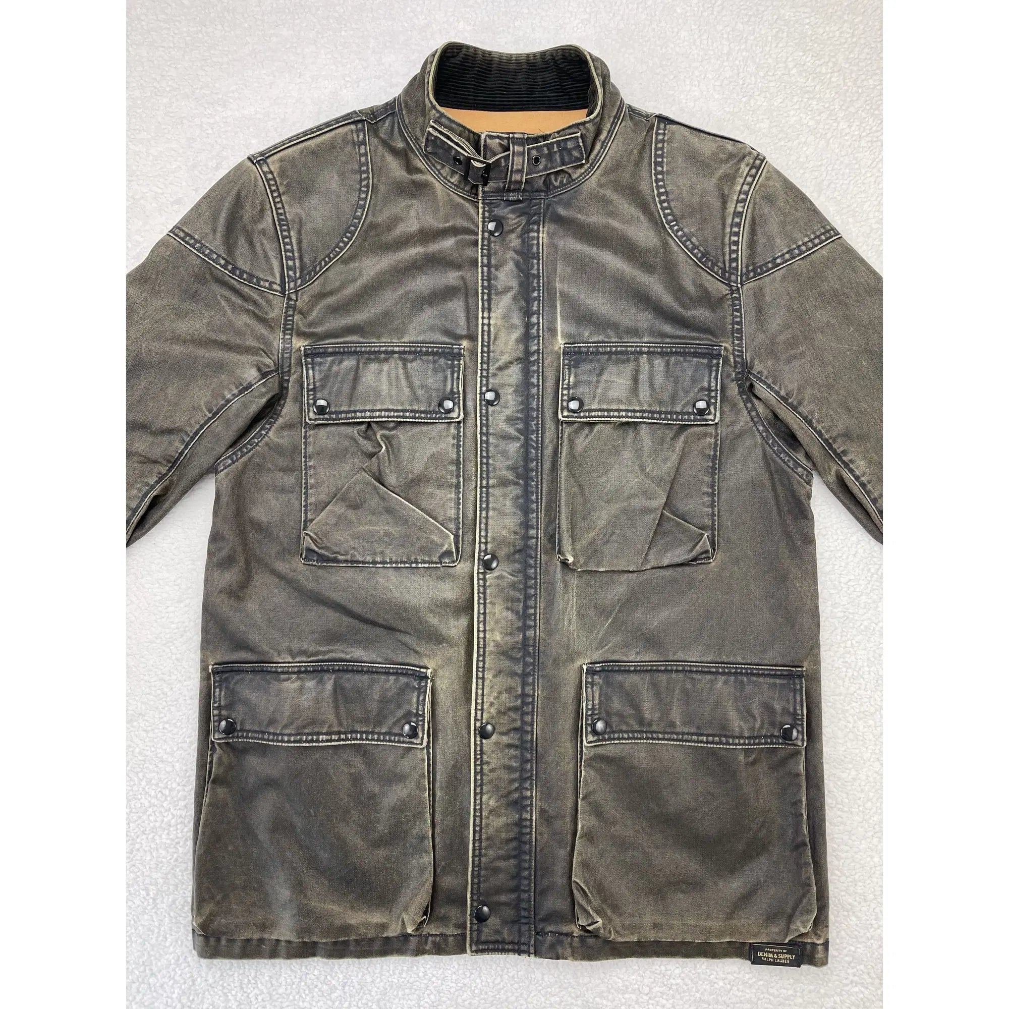 Denim & Supply Ralph Lauren Oilcloth Utility Jacket (Vintage)