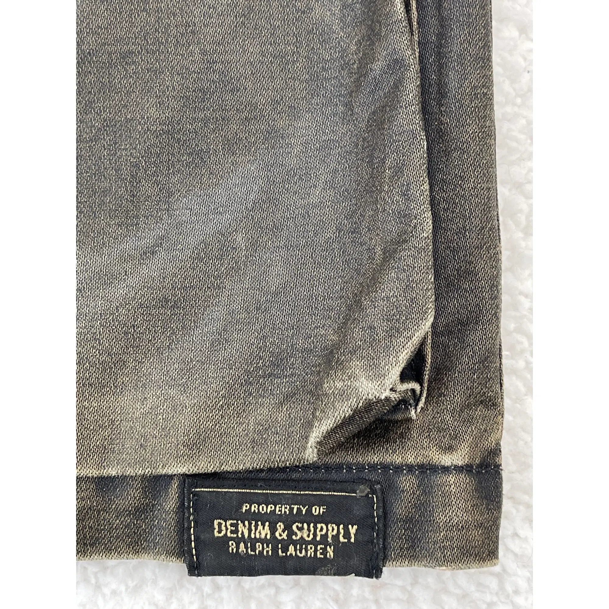 Denim & Supply Ralph Lauren Oilcloth Utility Jacket (Vintage)