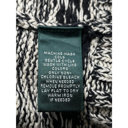 Lauren Ralph Lauren Cotton Blend Skier Full Zip Cardigan