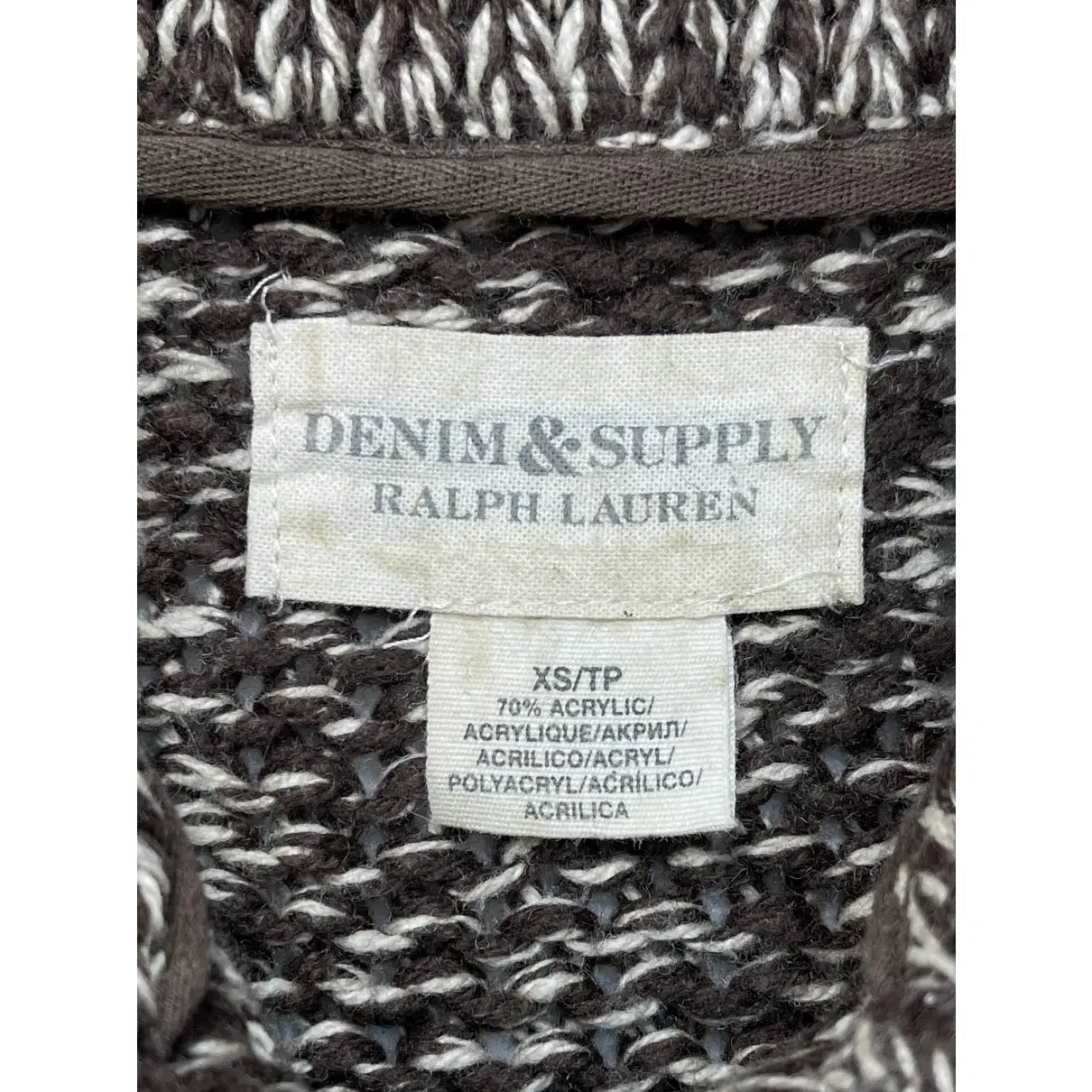 Denim & Supply Ralph Lauren Wool Blend Shawl Collar Cardigan