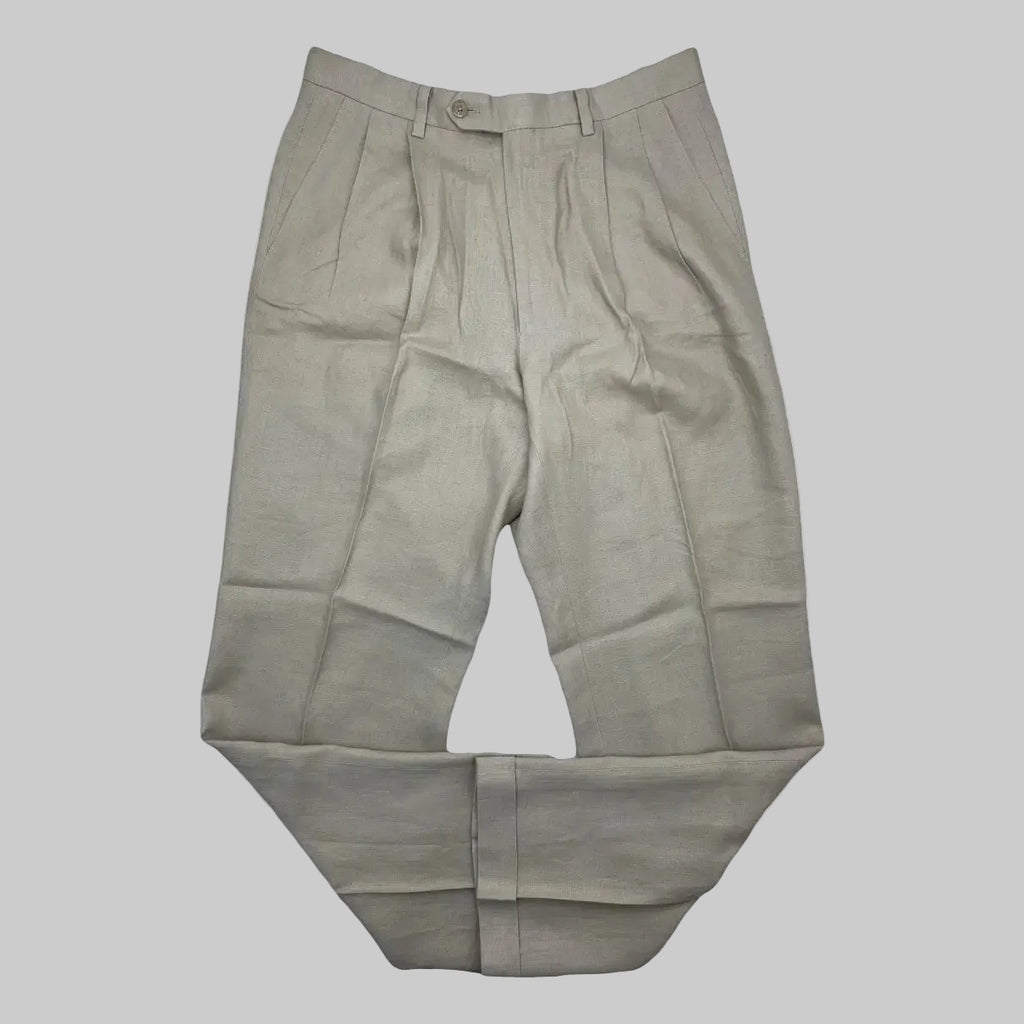 Lauren Ralph Lauren Leinenhose mit Relaxed-Passform und Falten