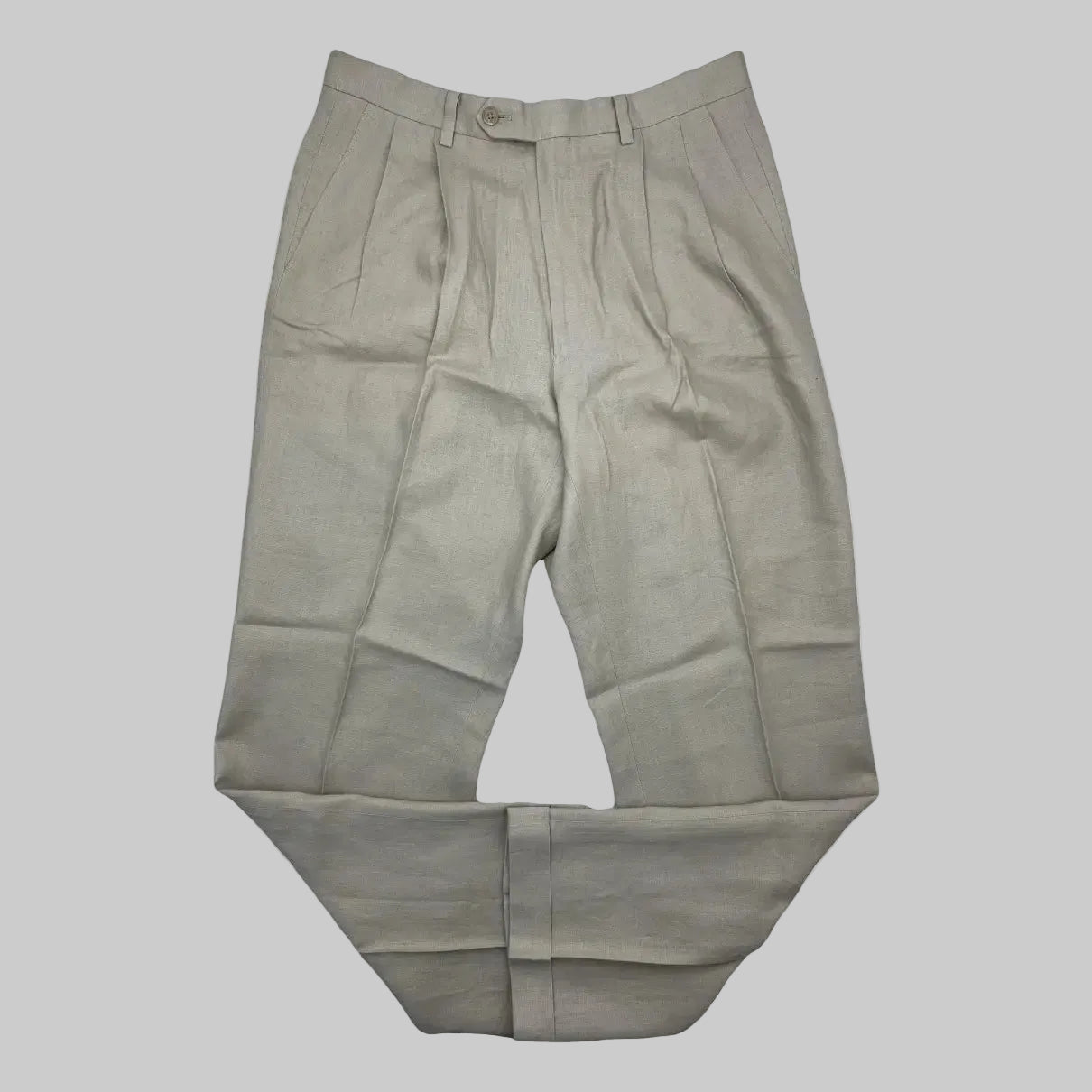 Lauren Ralph Lauren Leinenhose mit Relaxed-Passform und Falten