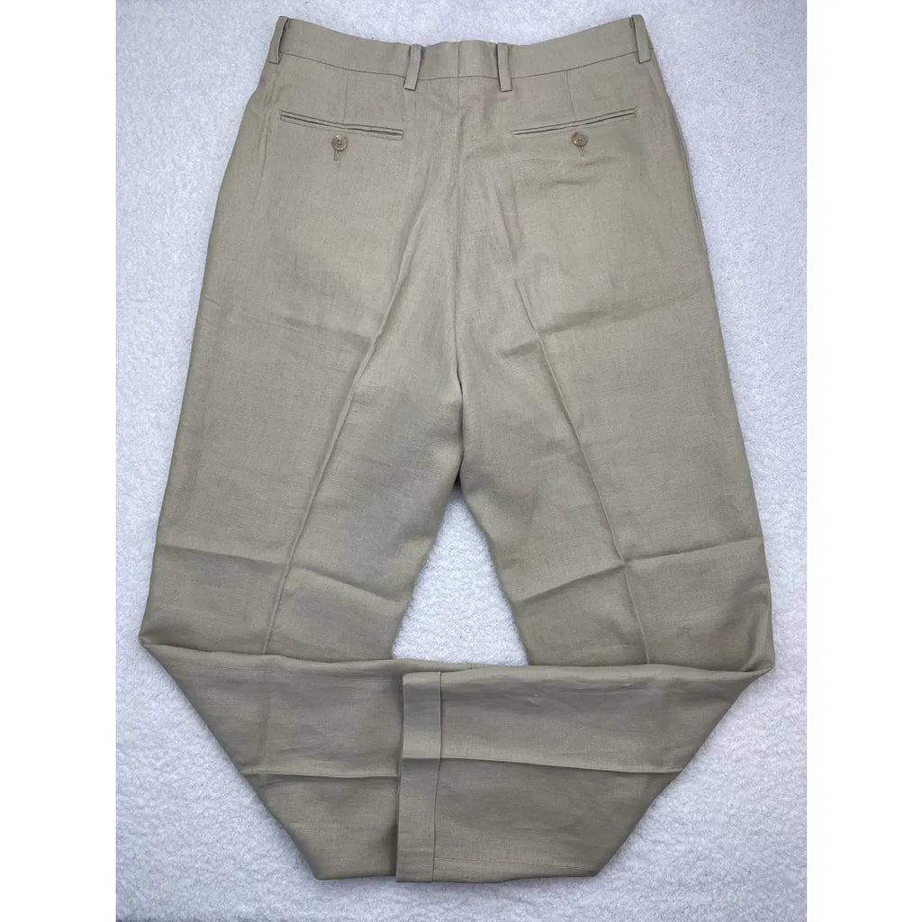 Lauren Ralph Lauren Leinenhose mit Relaxed-Passform und Falten