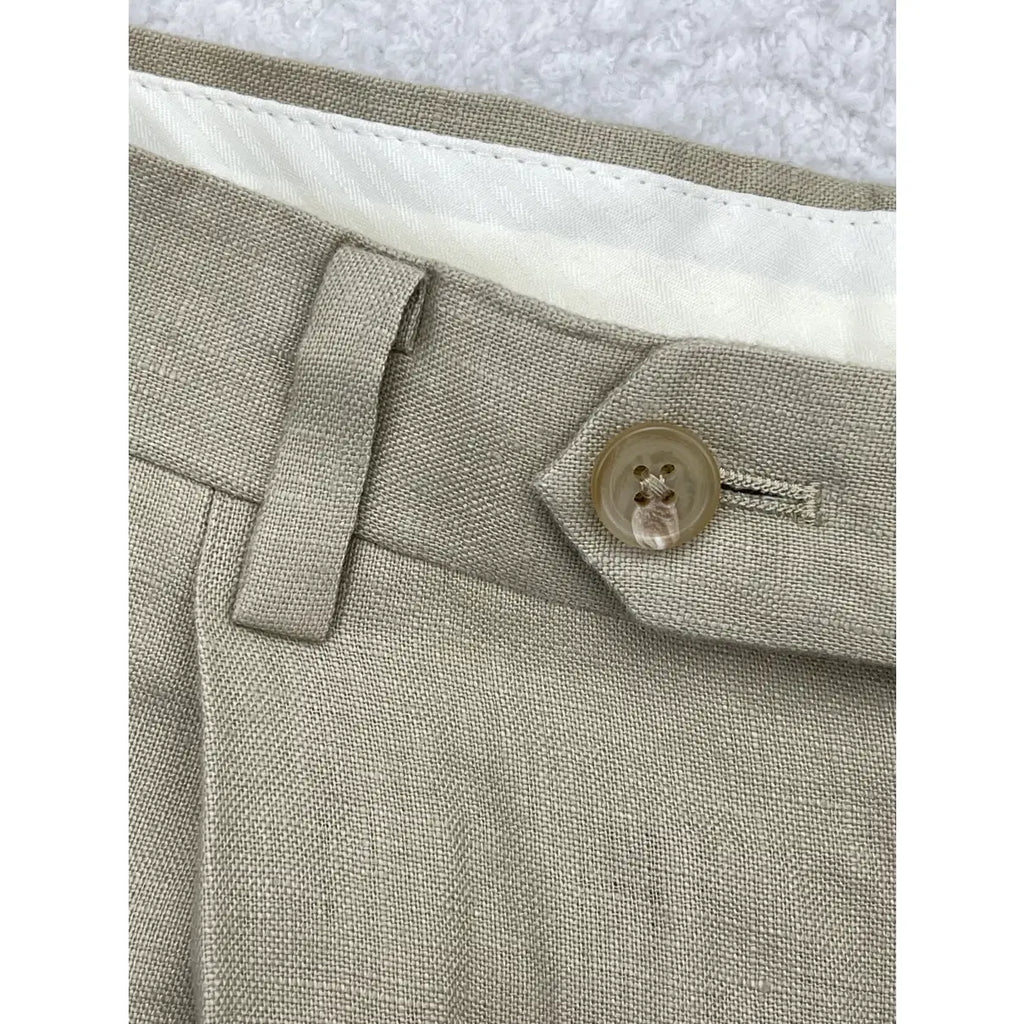 Lauren Ralph Lauren Leinenhose mit Relaxed-Passform und Falten