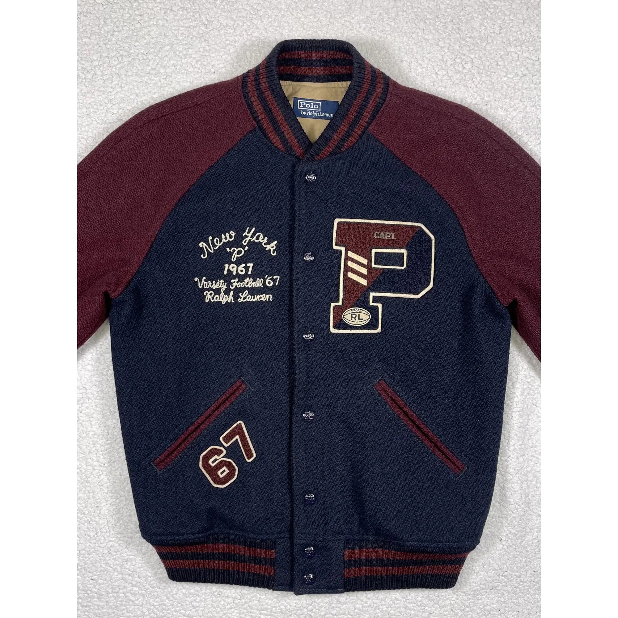 Veste Polo Ralph Lauren All Stars New York en laine mélangée