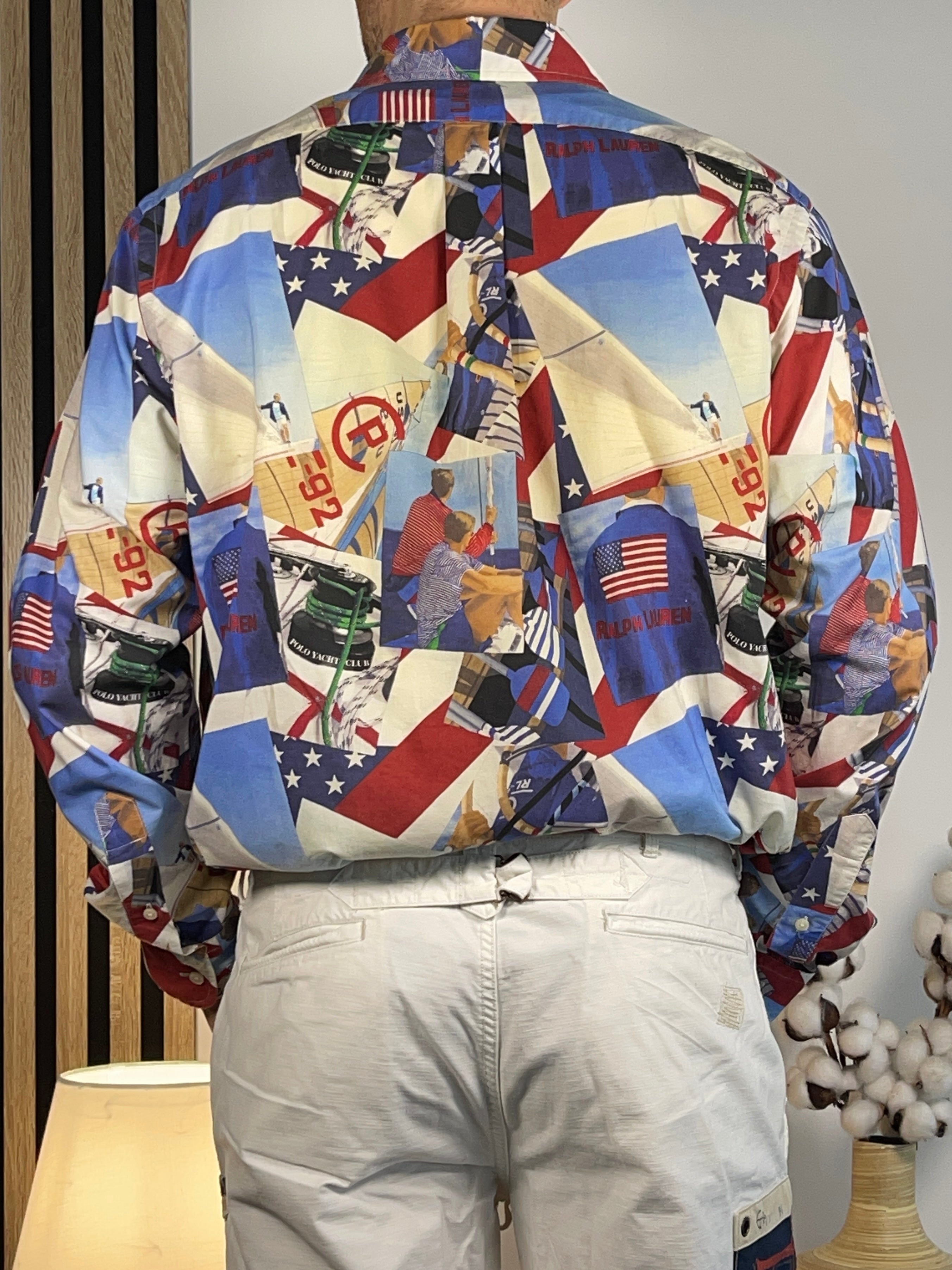 Ralph Lauren CP RL-92 Patchwork Poplin Shirt
