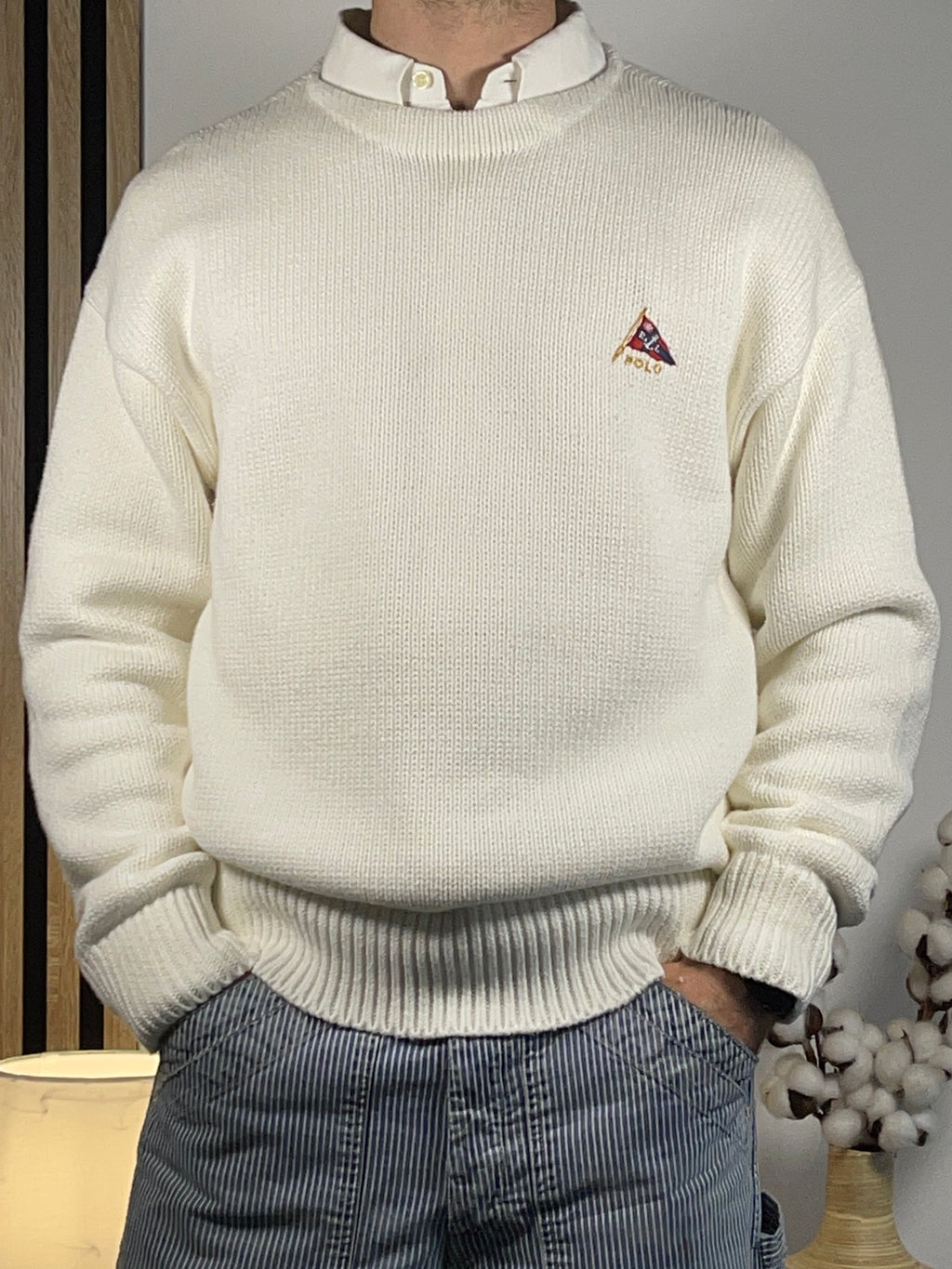 Polo by Ralph Lauren Nautical-Inspired Embroidered Cotton Sweater