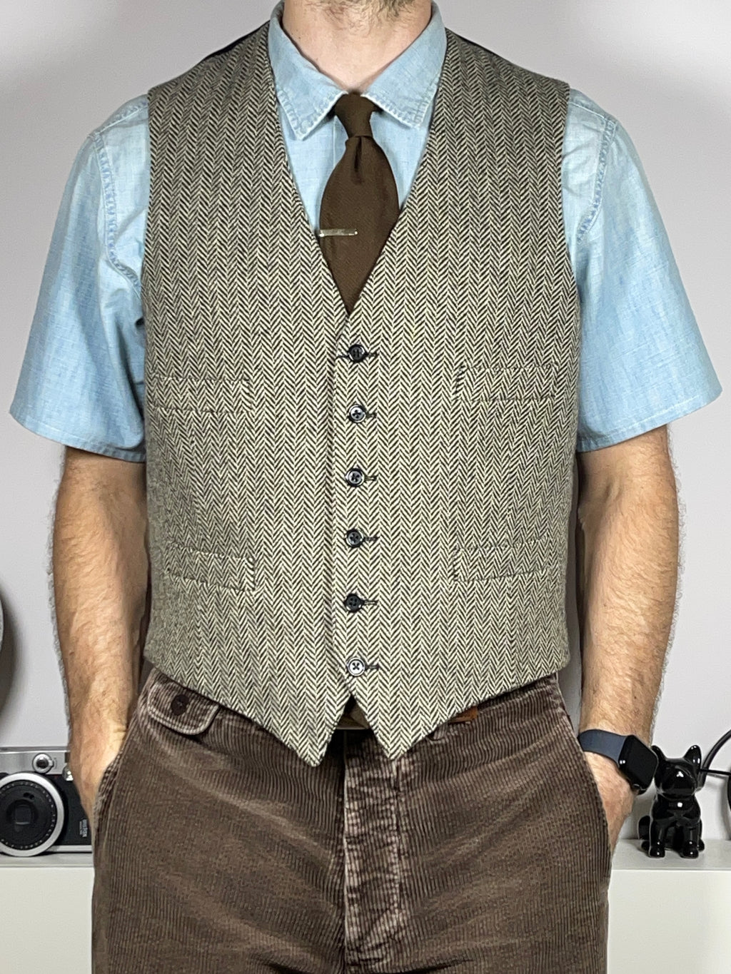 Polo Ralph Lauren Herringbone Wool Waistcoat