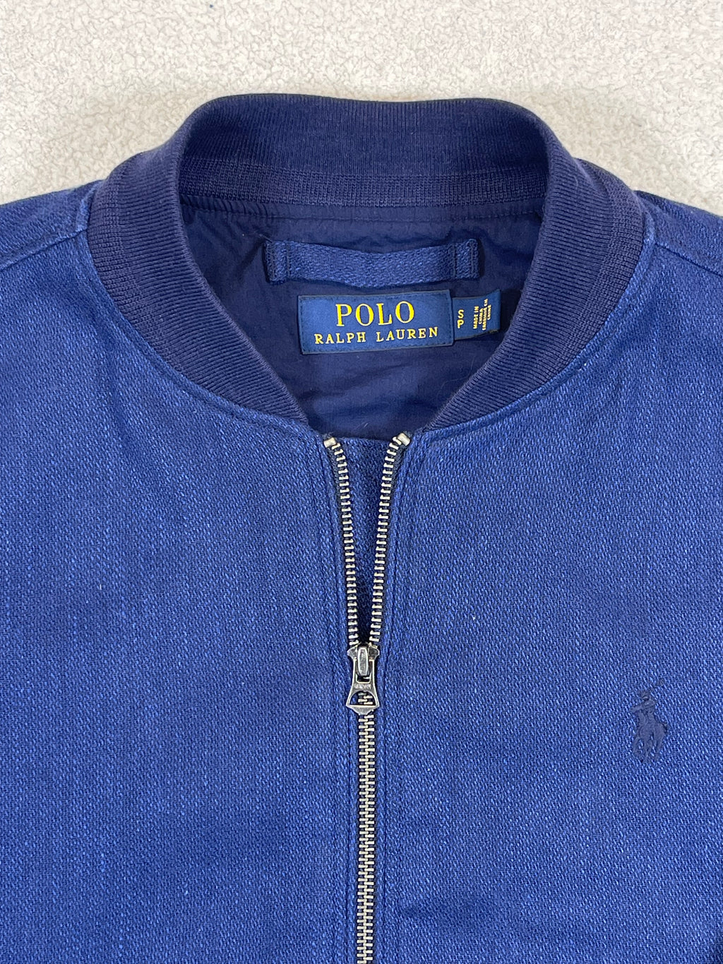 Polo Ralph Lauren Linen & Stretch Cotton Bomber Jacket S