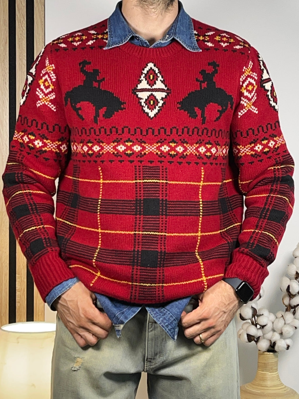 Polo by Ralph Lauren Western-Inspired Fair Isle Sweater (2023)