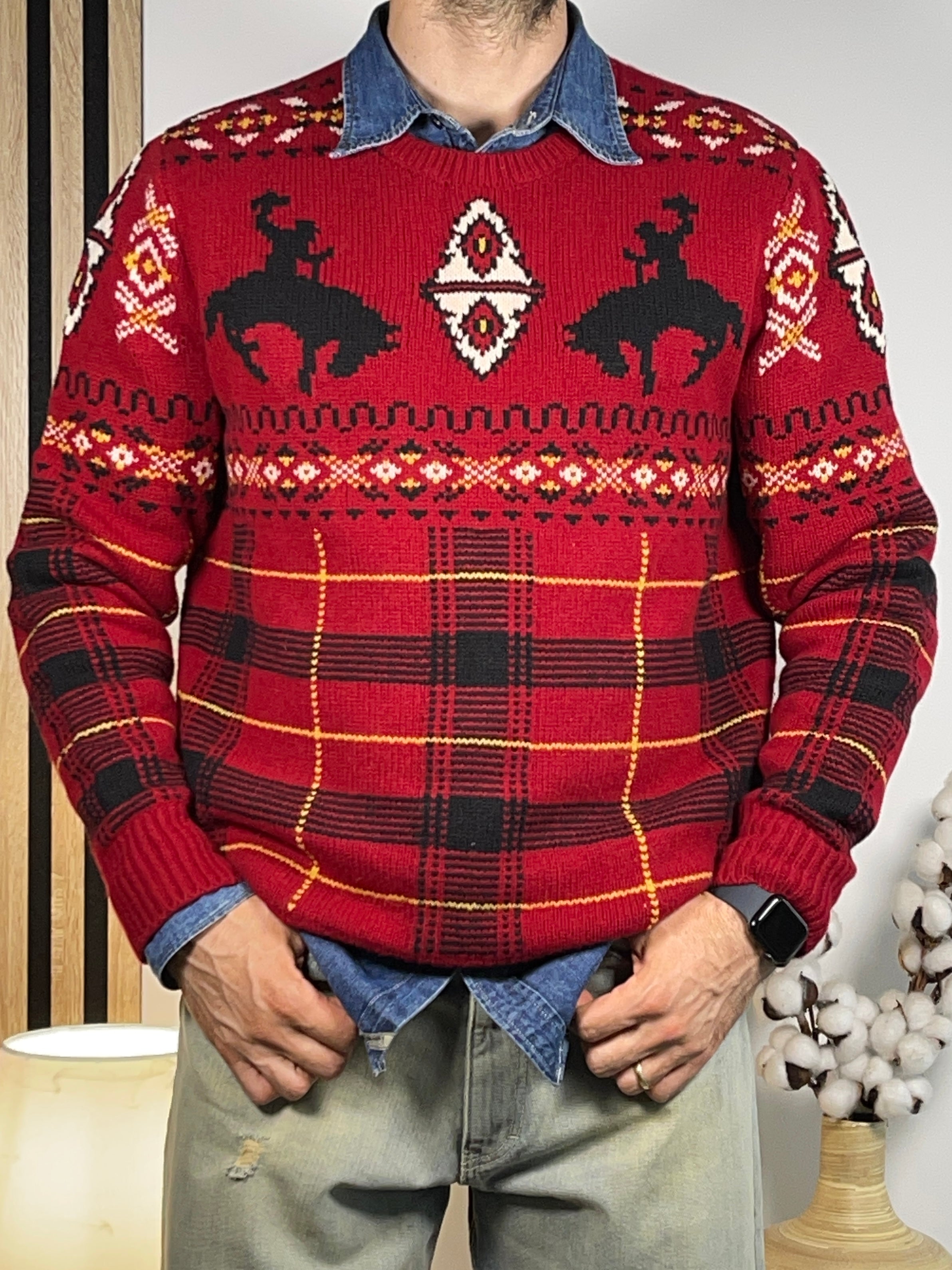 Polo by Ralph Lauren Western-Inspired Fair Isle Sweater (2023)