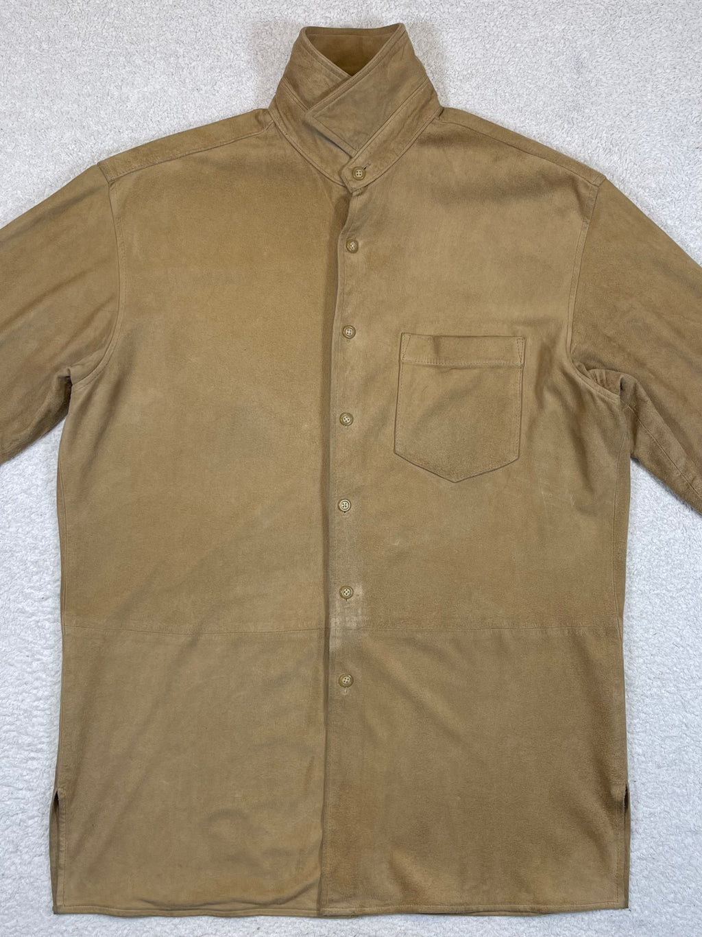 Polo by Ralph Lauren Vintage Suede Leather Overshirt M