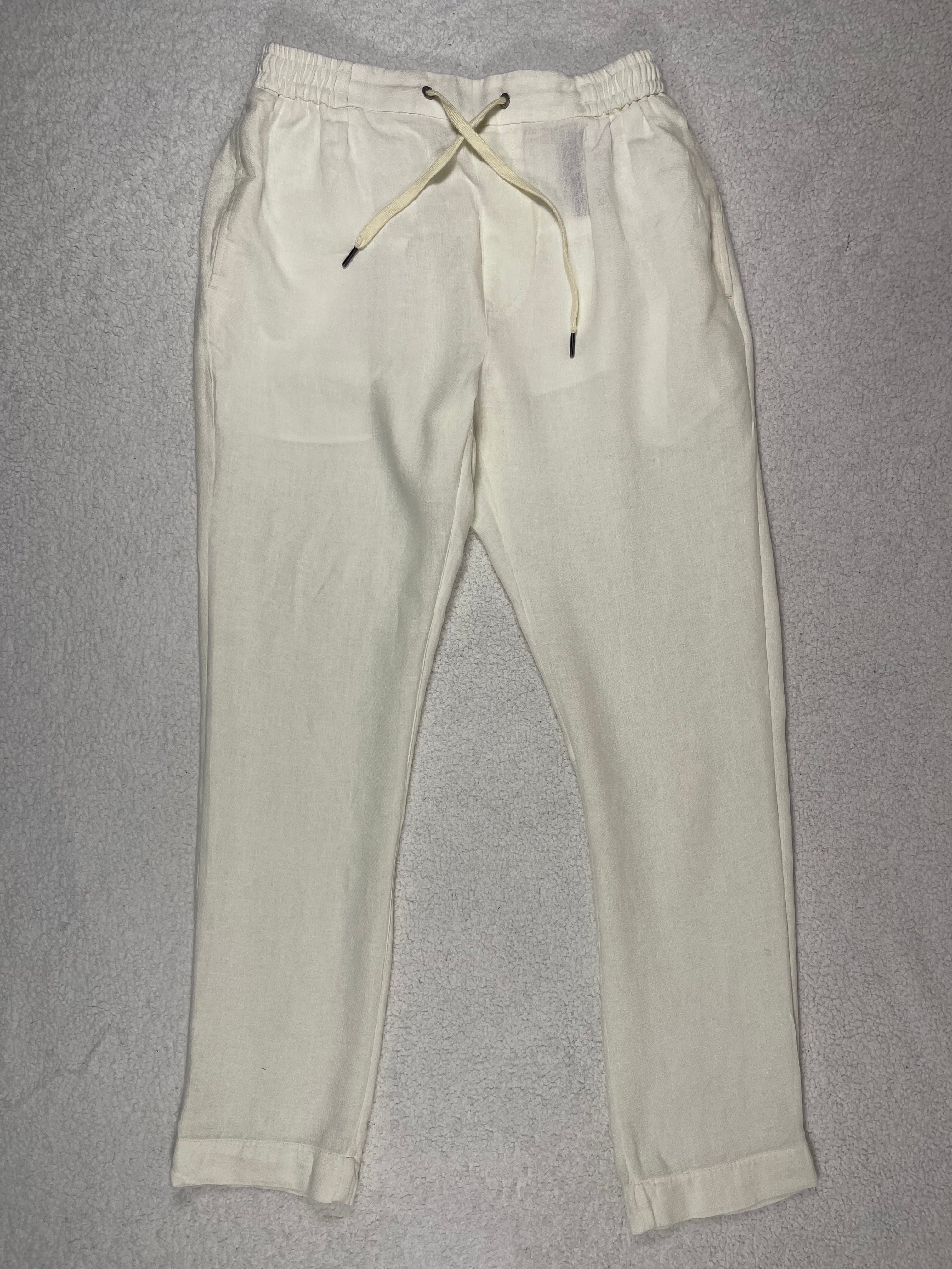 Ralph Lauren Purple Label Linen Dobby Trousers (2022)