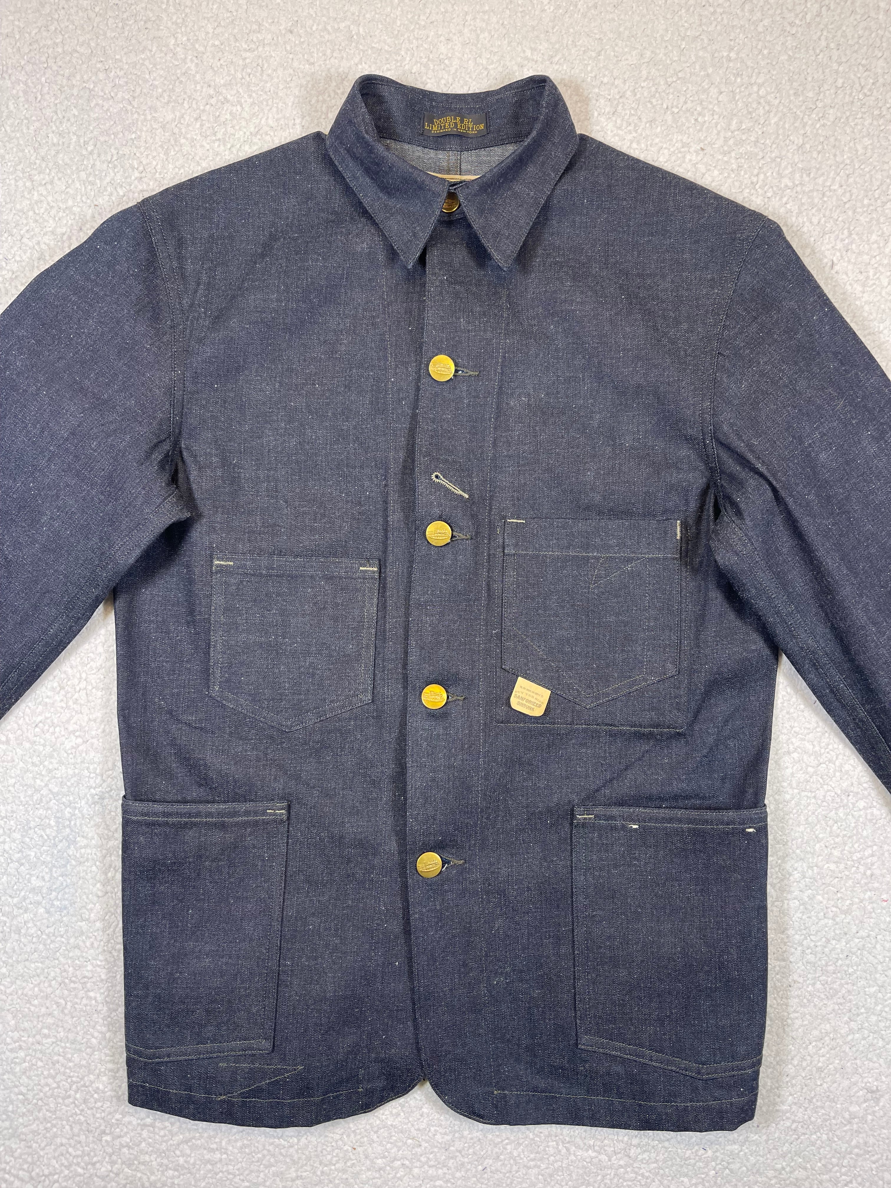 RRL Double RL Limited Edition Denim Engineer Coat