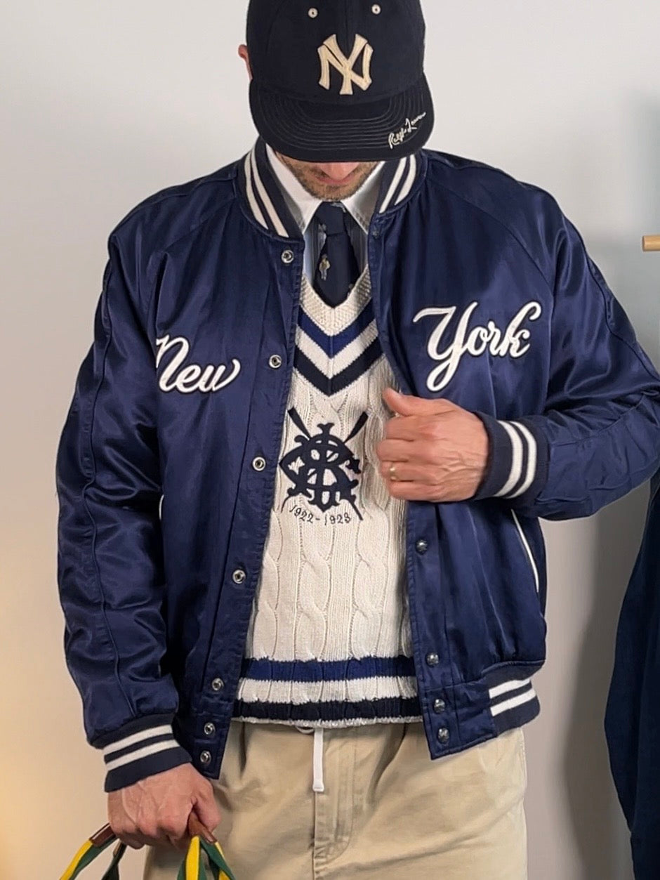 Polo Ralph Lauren Cricket Crest Cotton & Cashmere Sweater Vest (Vintage 2000s)