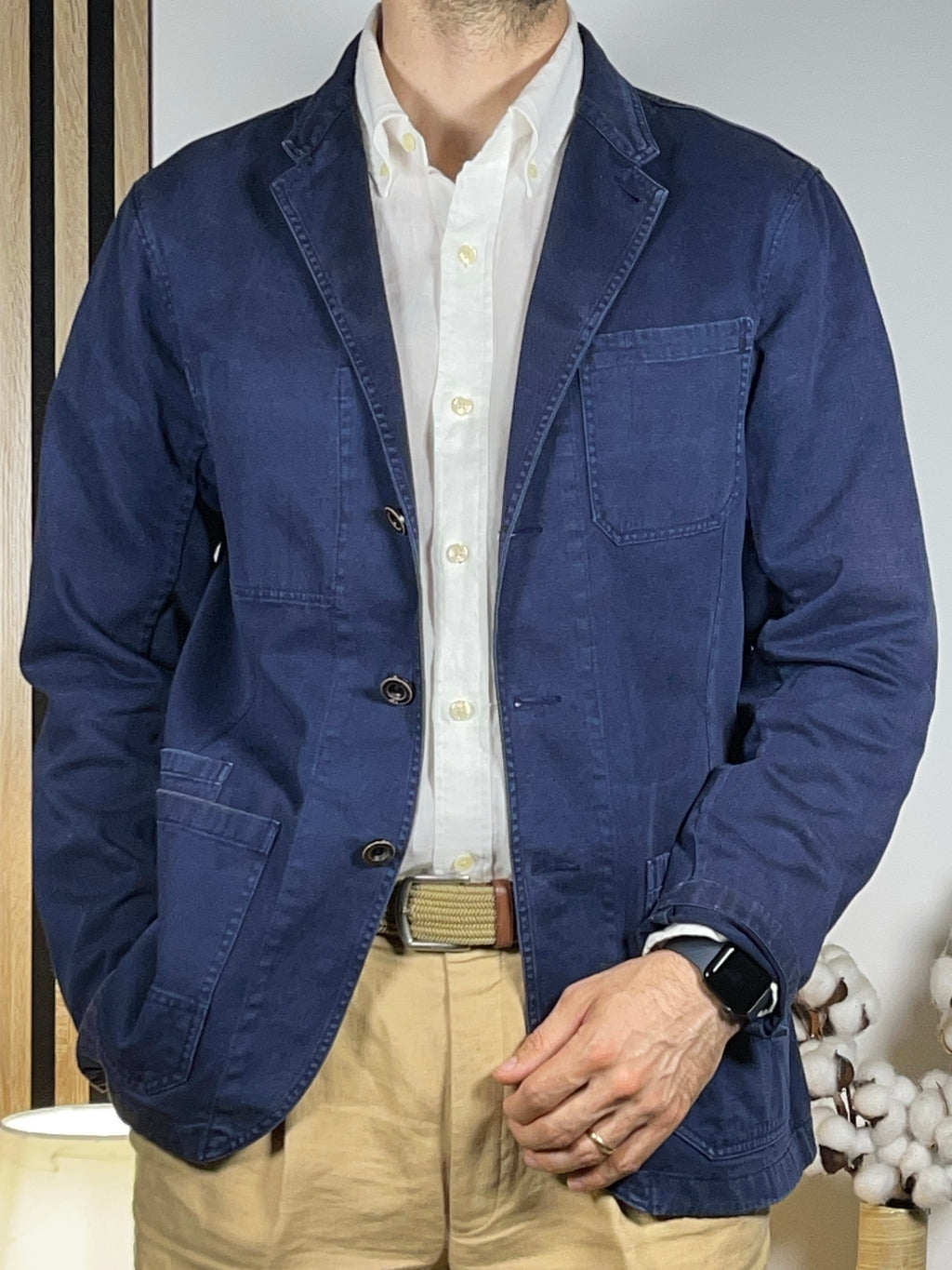 Polo Ralph Lauren Garment-Dyed Chino Utility Blazer