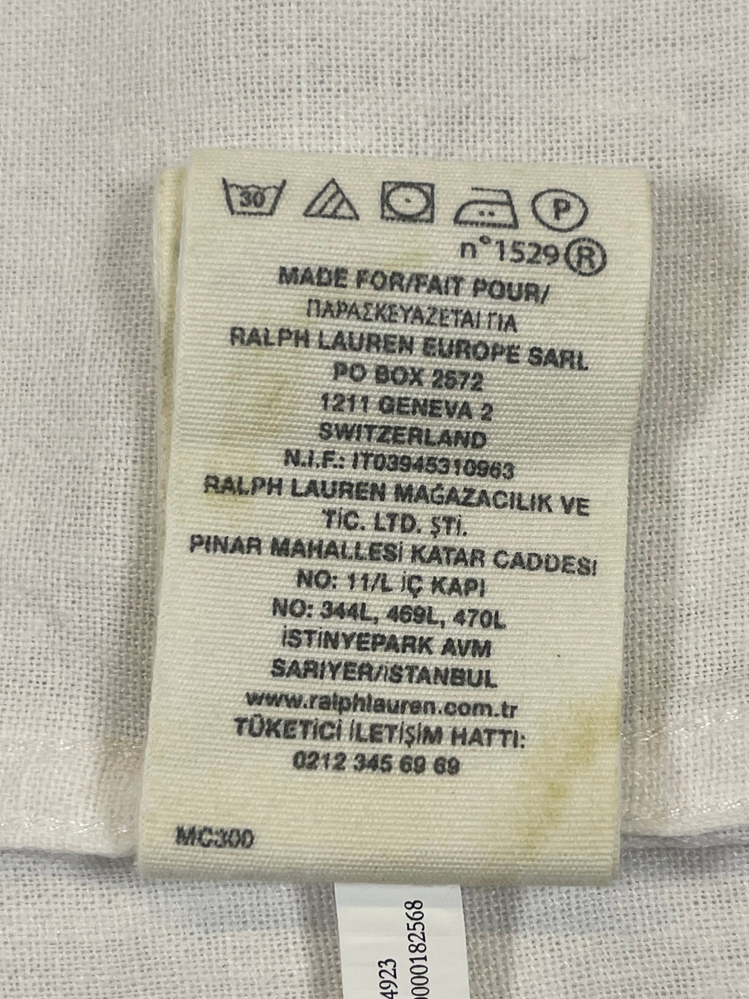 Ralph Lauren Denim & Supply Linen Blend Racing Workwear Shirt (Vintage 2011–2016)