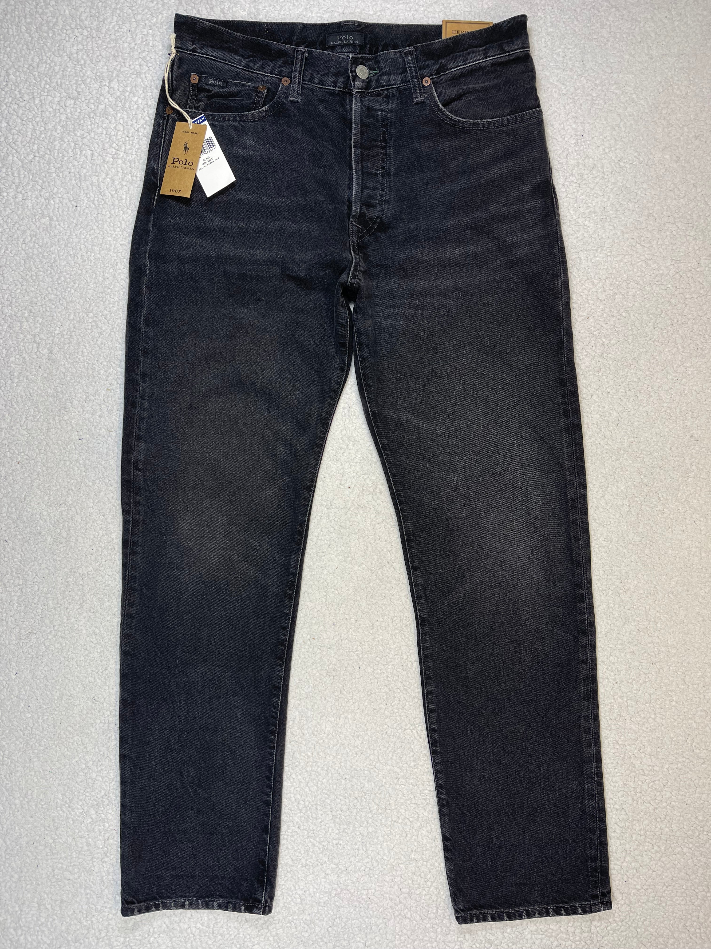 Polo Ralph Lauren Heritage Straight Fit Aged Denim Jeans