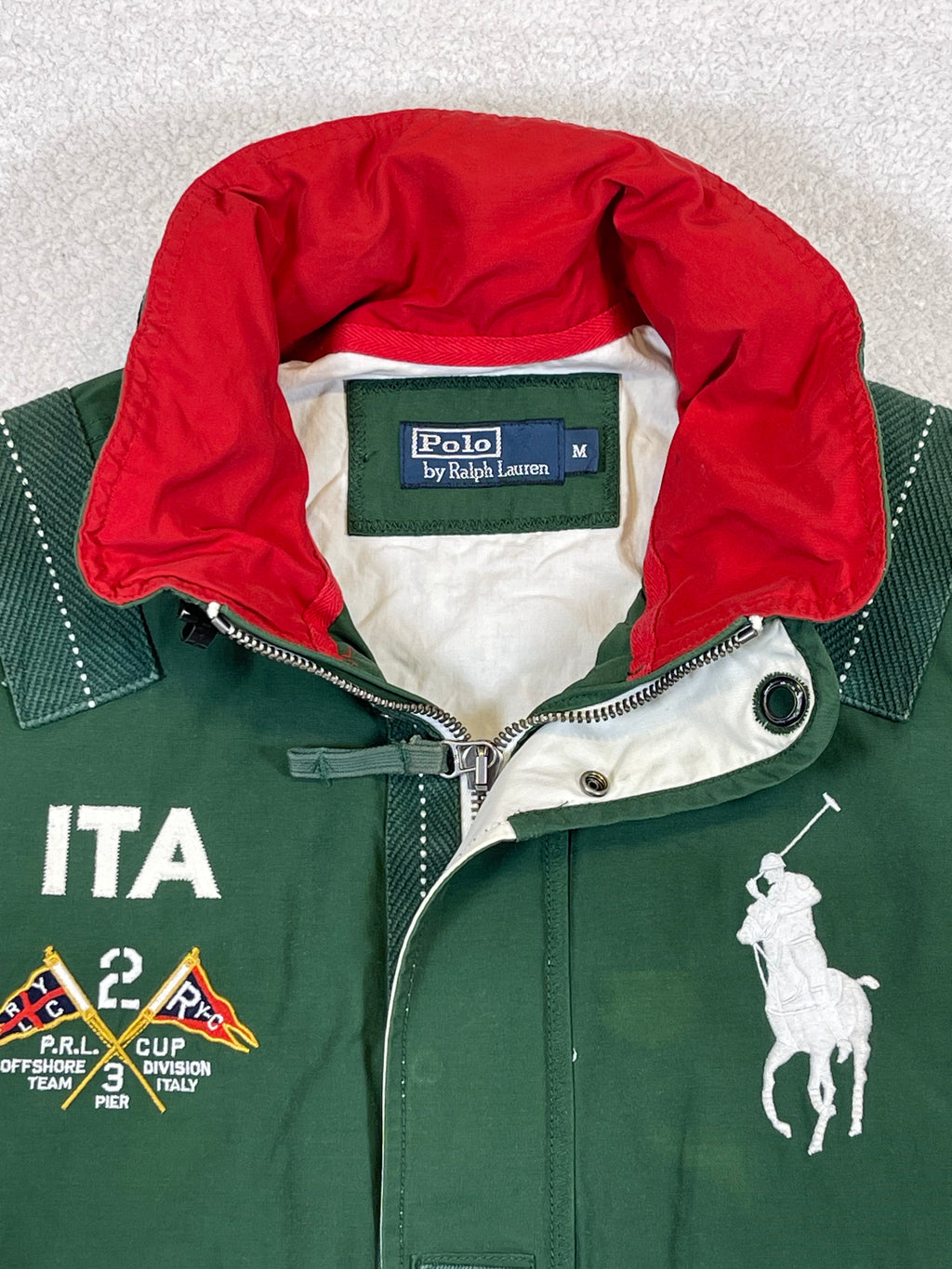 Polo by Ralph Lauren RL-2011 Ocean Challenge Italia-24 Water-Repellent Jacket (Vintage)